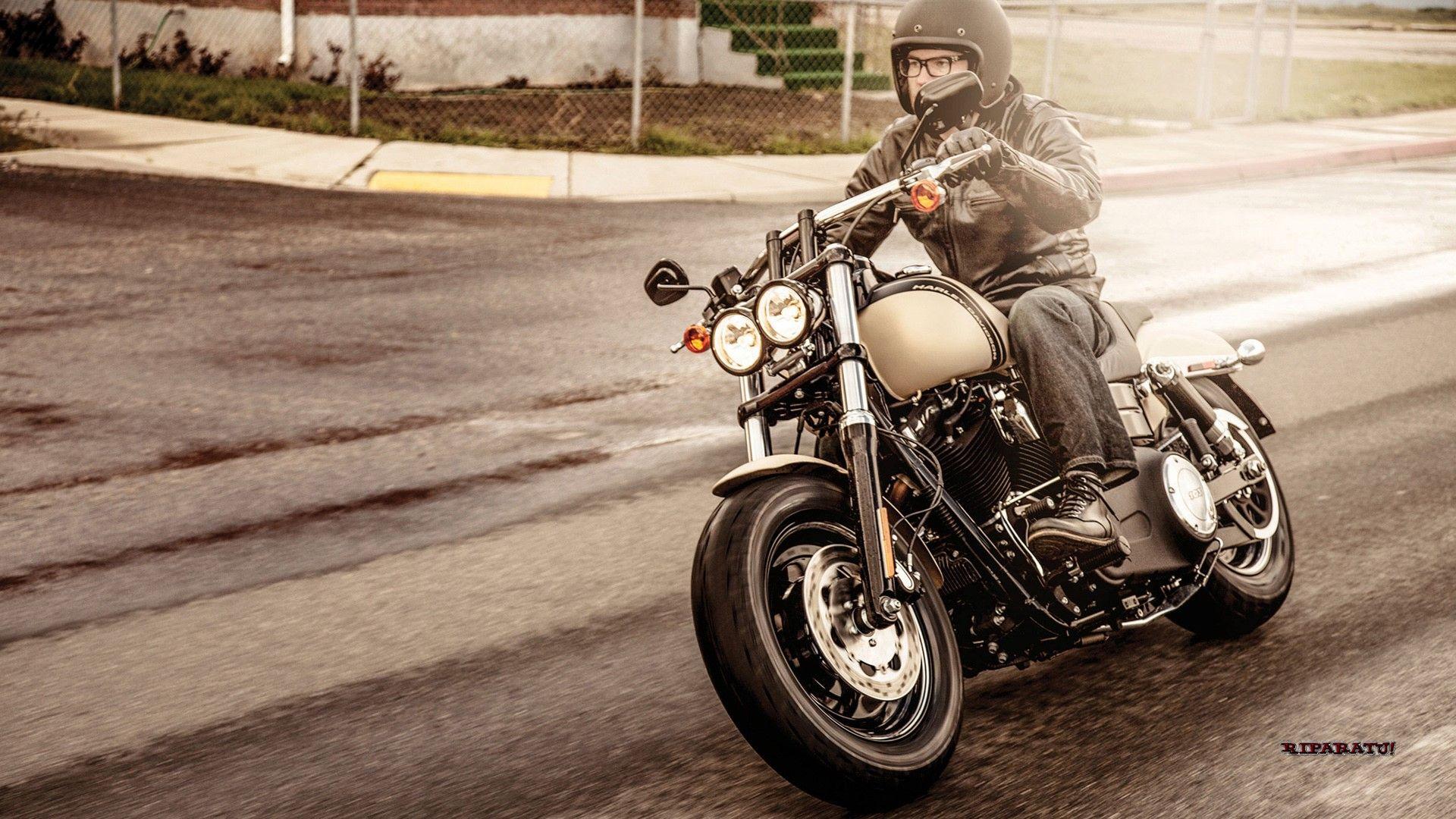 1920x1080 Harley Davidson Dyna Fat Bob 2014 Wallpaper