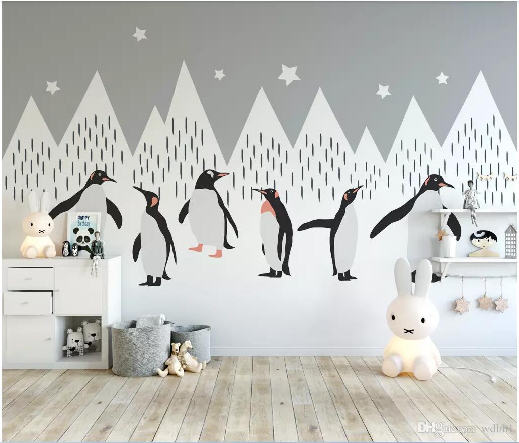 1032x881 WDBH Custom Photo Mural 3D Wallpaper Snow Mountain Penguin Childrens Room Tv Background Wall Home Decor Wallpaper For Walls 3 D Mobile Wallpaper In HD Mobile Wallpaper From Wdbh $13.45.