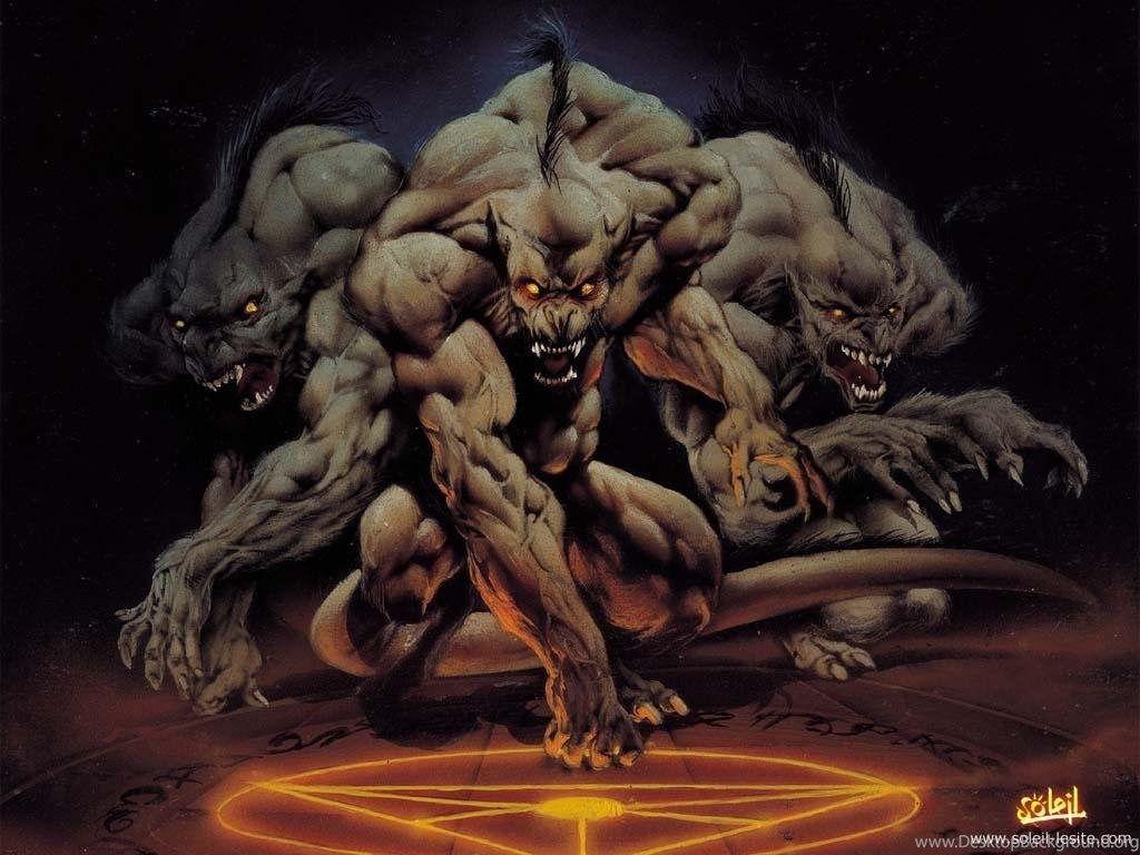 1024x768 DEMONIC WEREWOLVES WALLPAPER Desktop Background