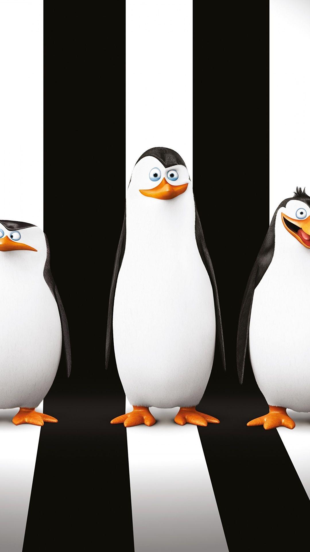 1080x1920 Picture Penguins of Madagascar Cartoons 3D Graphics 1080x1920