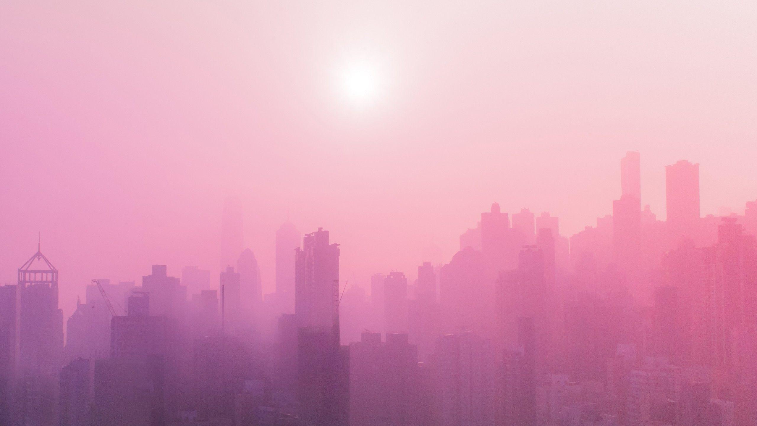 Aesthetic Desktop Wallpaper 4K Pink