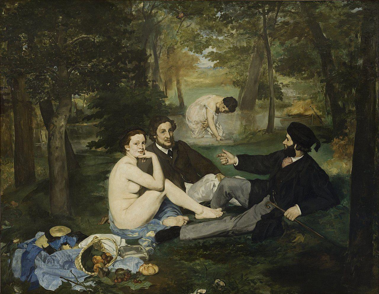 1280x994 Edouard Manet on the Grass Art