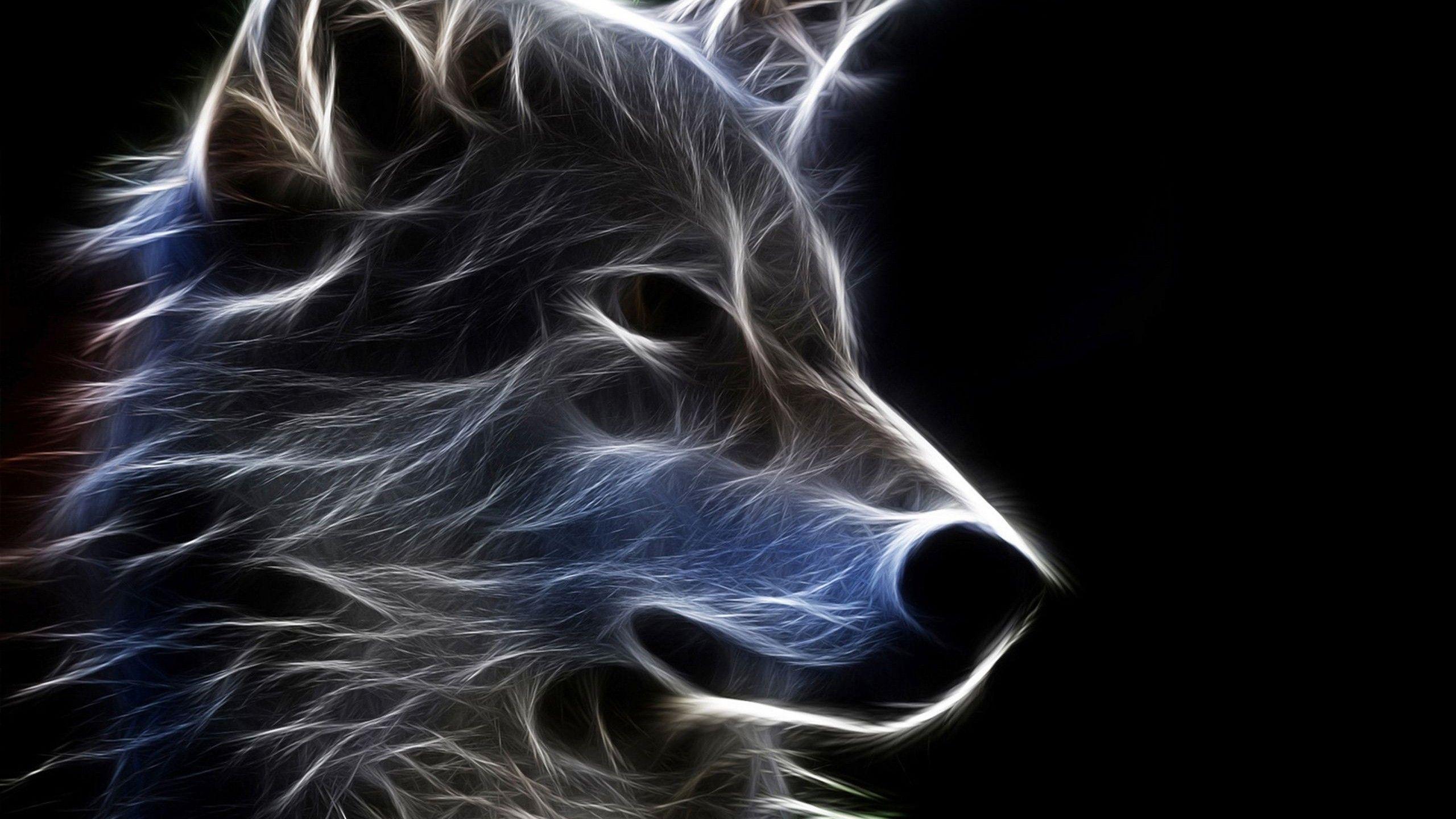 2560x1440 Wallpaper of 3D Dog