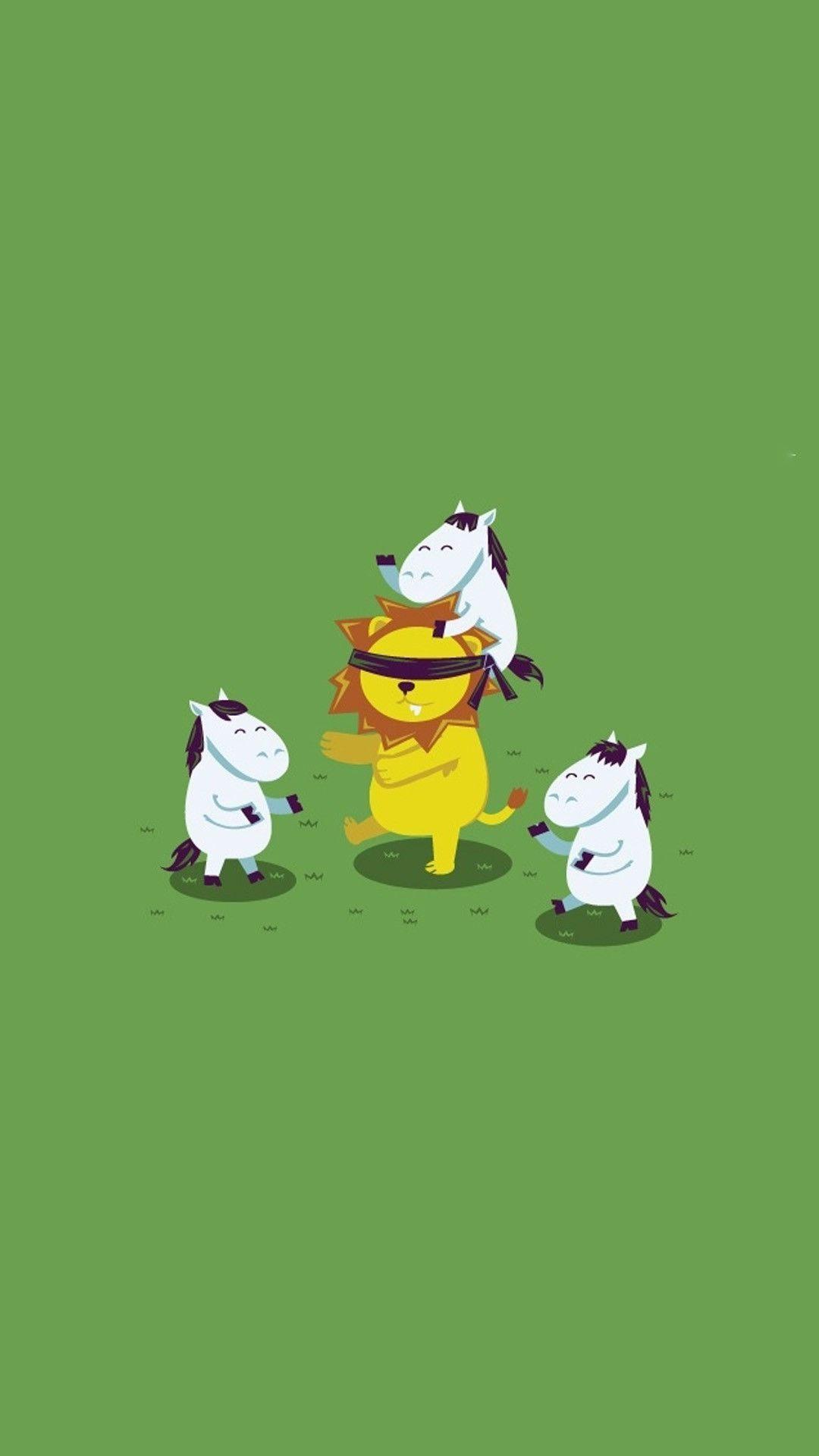 1080x1920 Cute Cartoon Animals Wallpaper