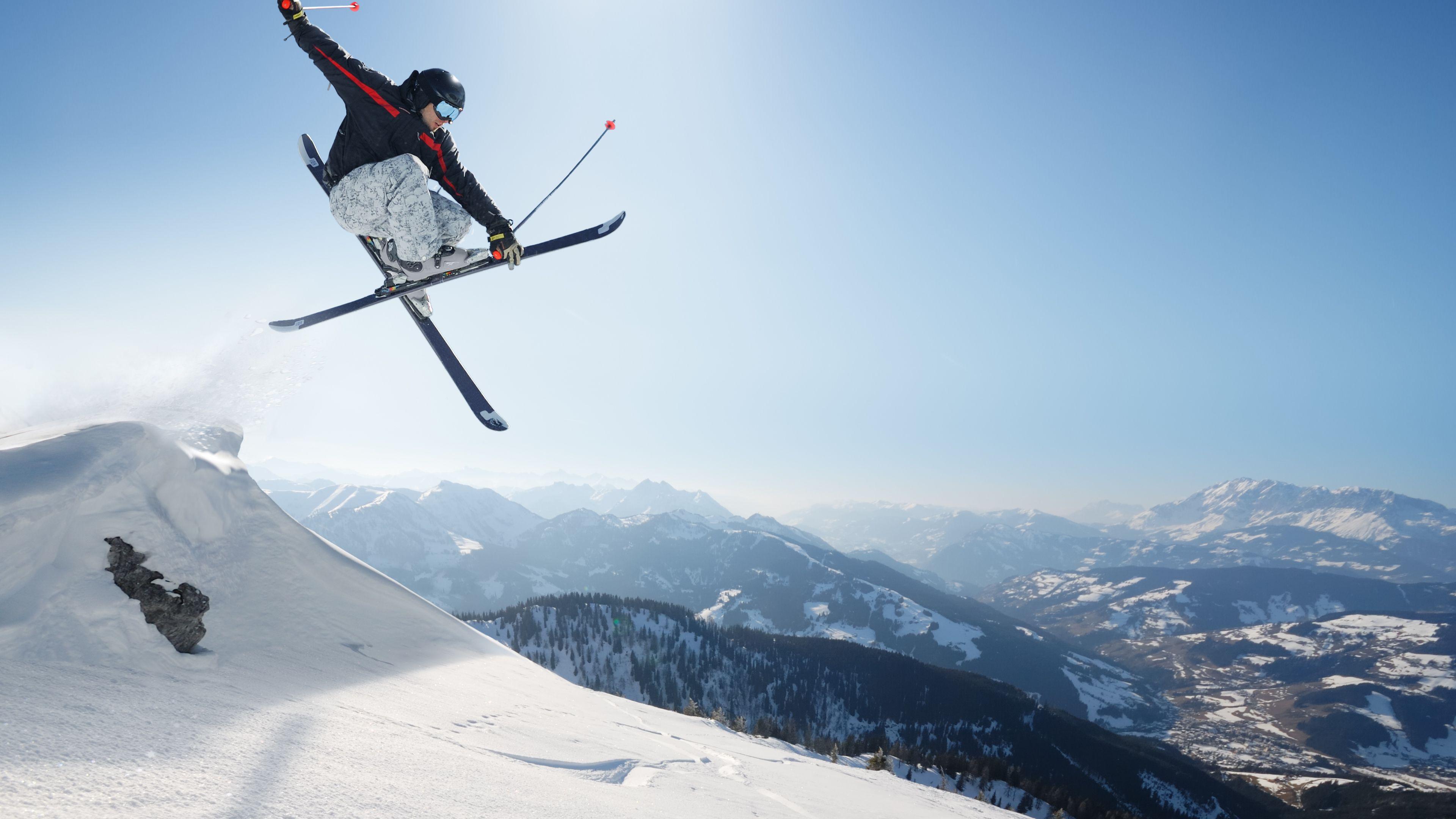 3840x2160 Skiing Trick Widescreen Wallpaper 53327 3840x2160 px