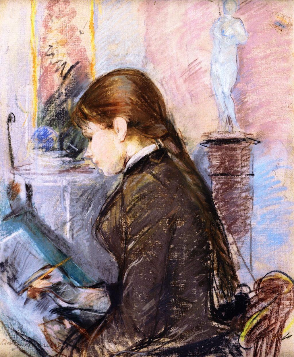 1024x1241 Paule Gobillard Drawing (1886). Berthe Morisot (French, 1841 1895). Drawing. Berthe Morisot, Painting, Morisot
