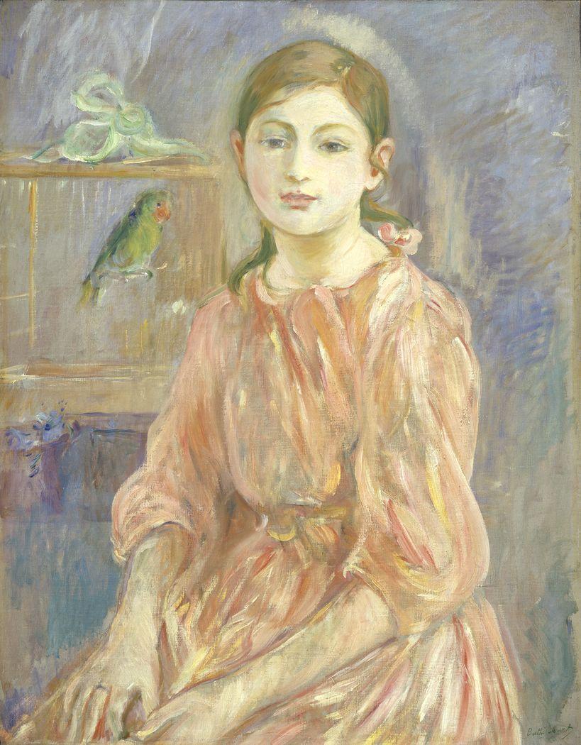 819x1050 The Artist's Daughter with a Parakeet Berthe Morisot on USEUM