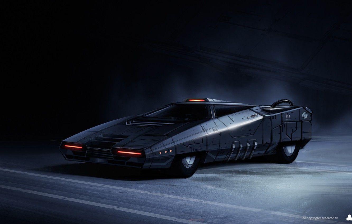 1332x850 Wallpaper Future, Machine, Art, Fiction, Concept Art, Science Fiction, Cyberpunk, The Hunt, Transport & Vehicles, by Damian Bonczyk, Damian Bonczyk, The Hunt: Vehicle Concept Art image for desktop, section арт