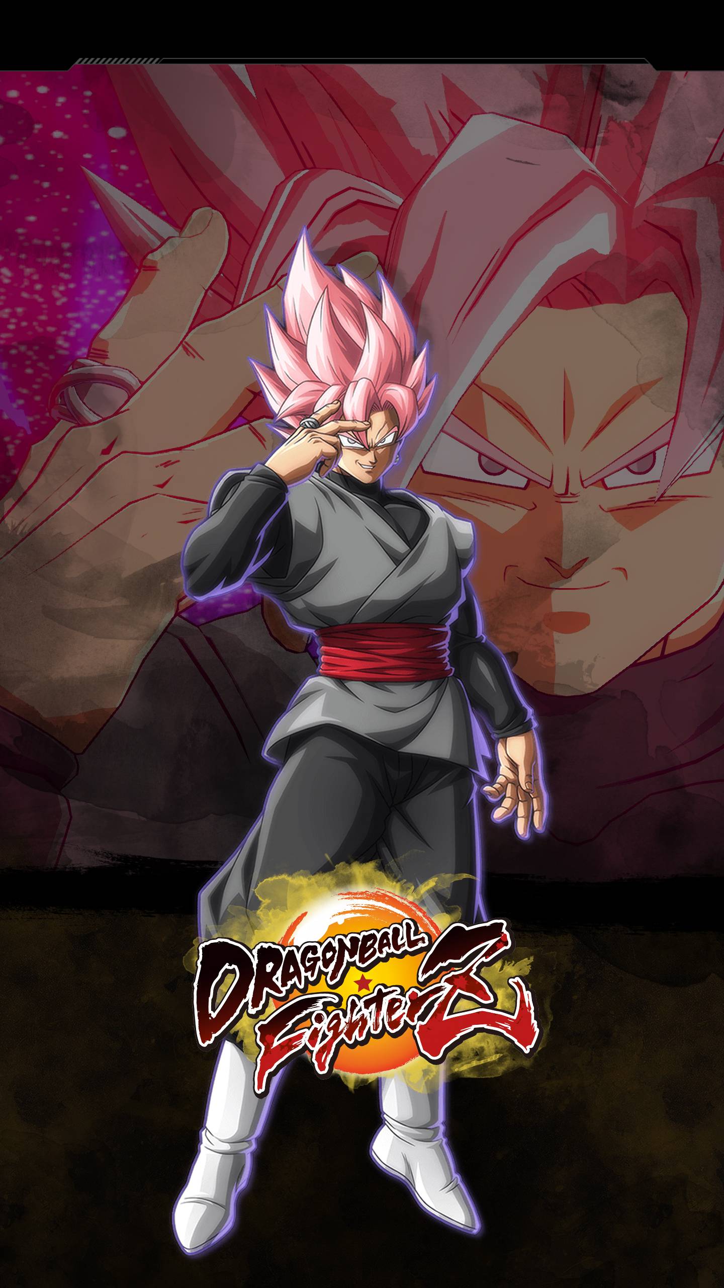 1440x2560 Dragon Ball FighterZ Goku Black Wallpaper with Monocle