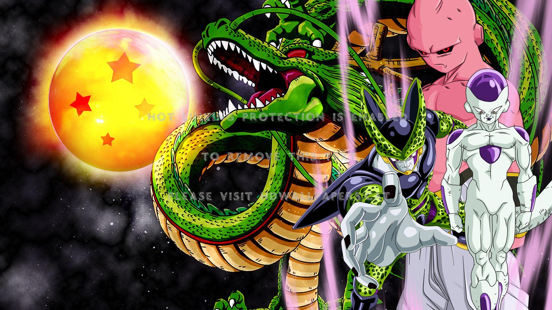1920x1080 Frieza Cell And Kid Buu Dbz Anime Ball Z Cell And Frieza