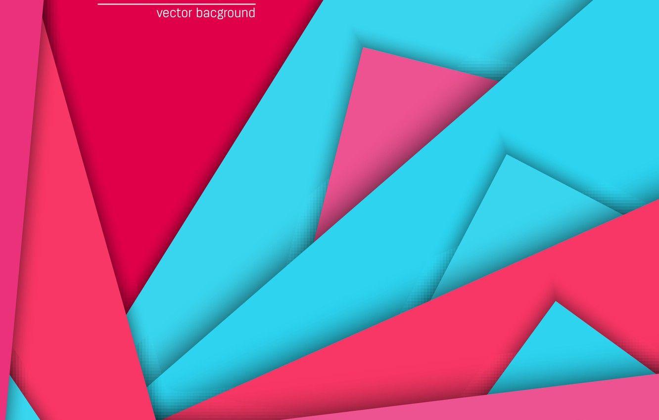 1332x850 Photo Wallpaper Abstract, Red, Geometry, Design, Pink, Design Abstract Pink