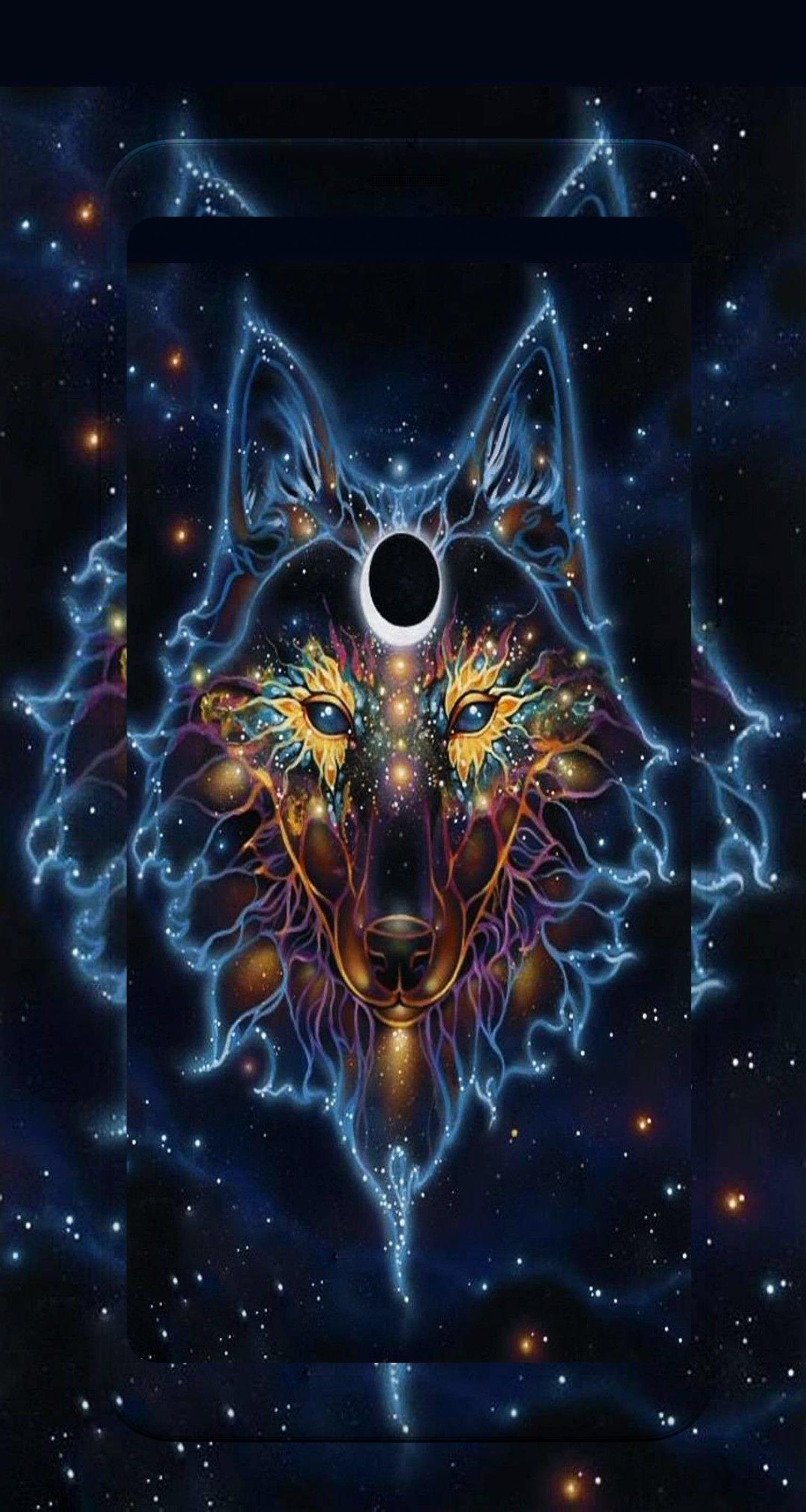 Space Wolf Wallpapers - Top Free Space Wolf Backgrounds - WallpaperAccess