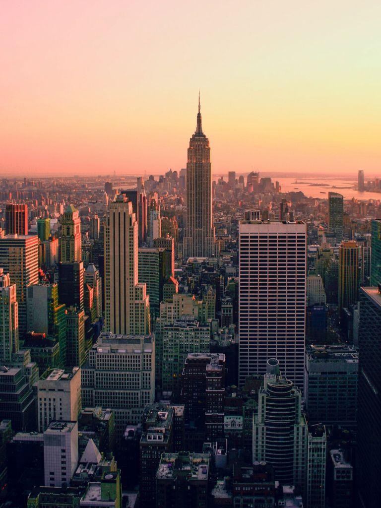 768x1024 Free download New York Skyline iPhone Wallpaper Top New York Skyline [1080x1620] for your Desktop, Mobile & Tablet. Explore New York Free Wallpaper. New York City Wallpaper, New HD