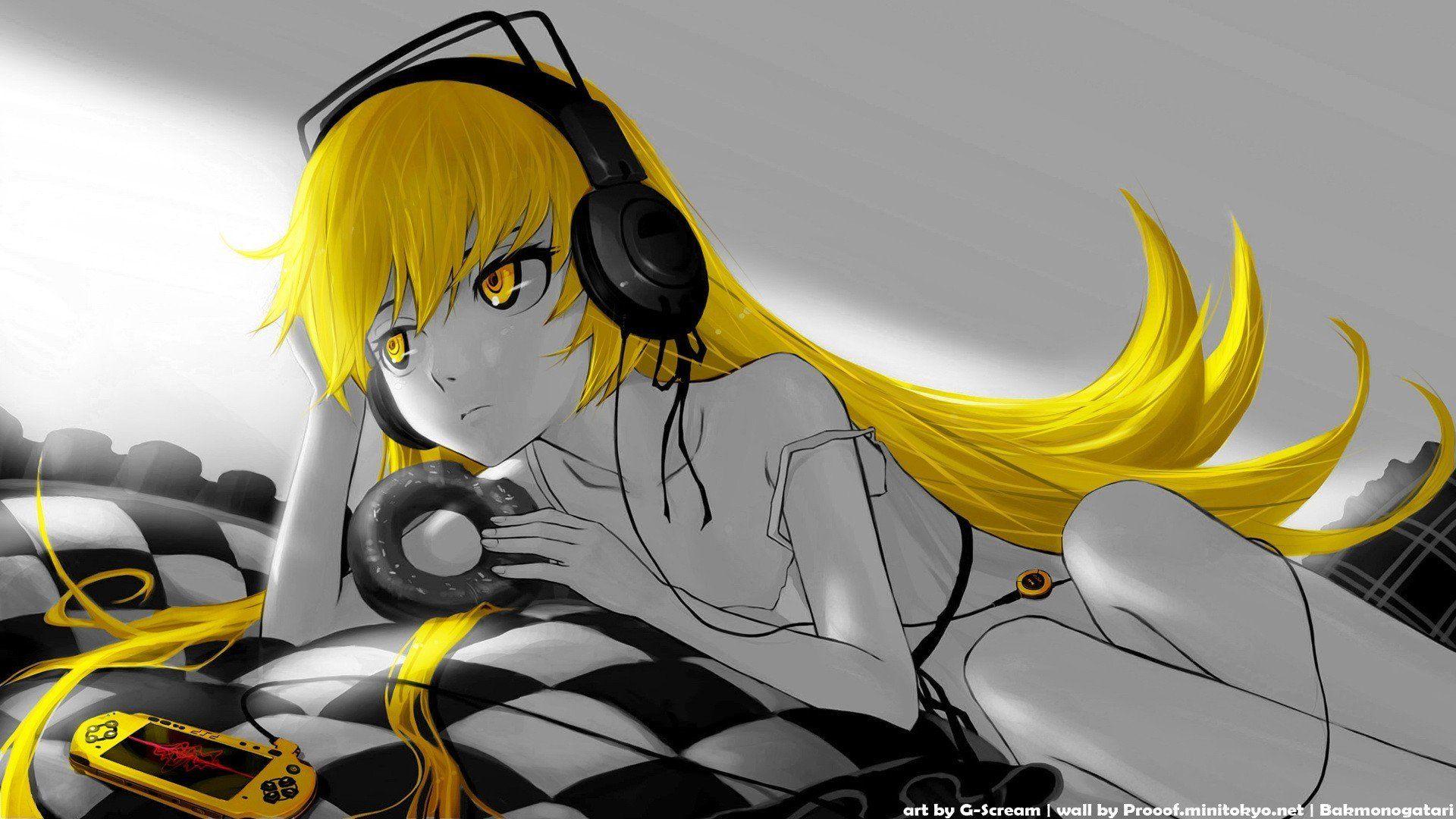 1920x1080 Monogatari Series, Oshino Shinobu HD Wallpaper / Desktop and Mobile Image & Photo