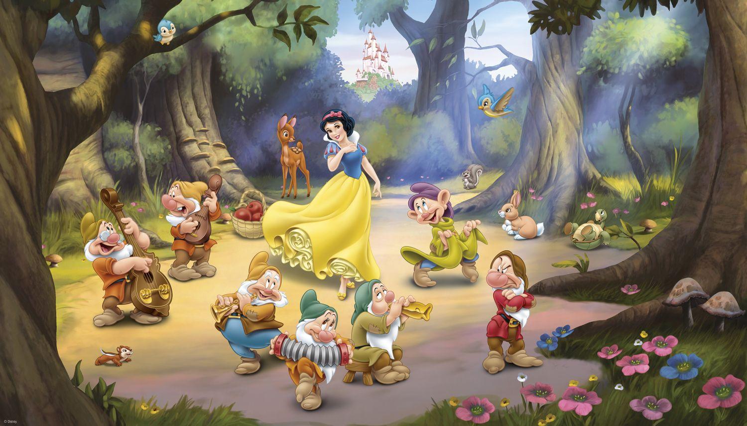 1500x857 Snow White And The Seven Dwarfs Wallpaper