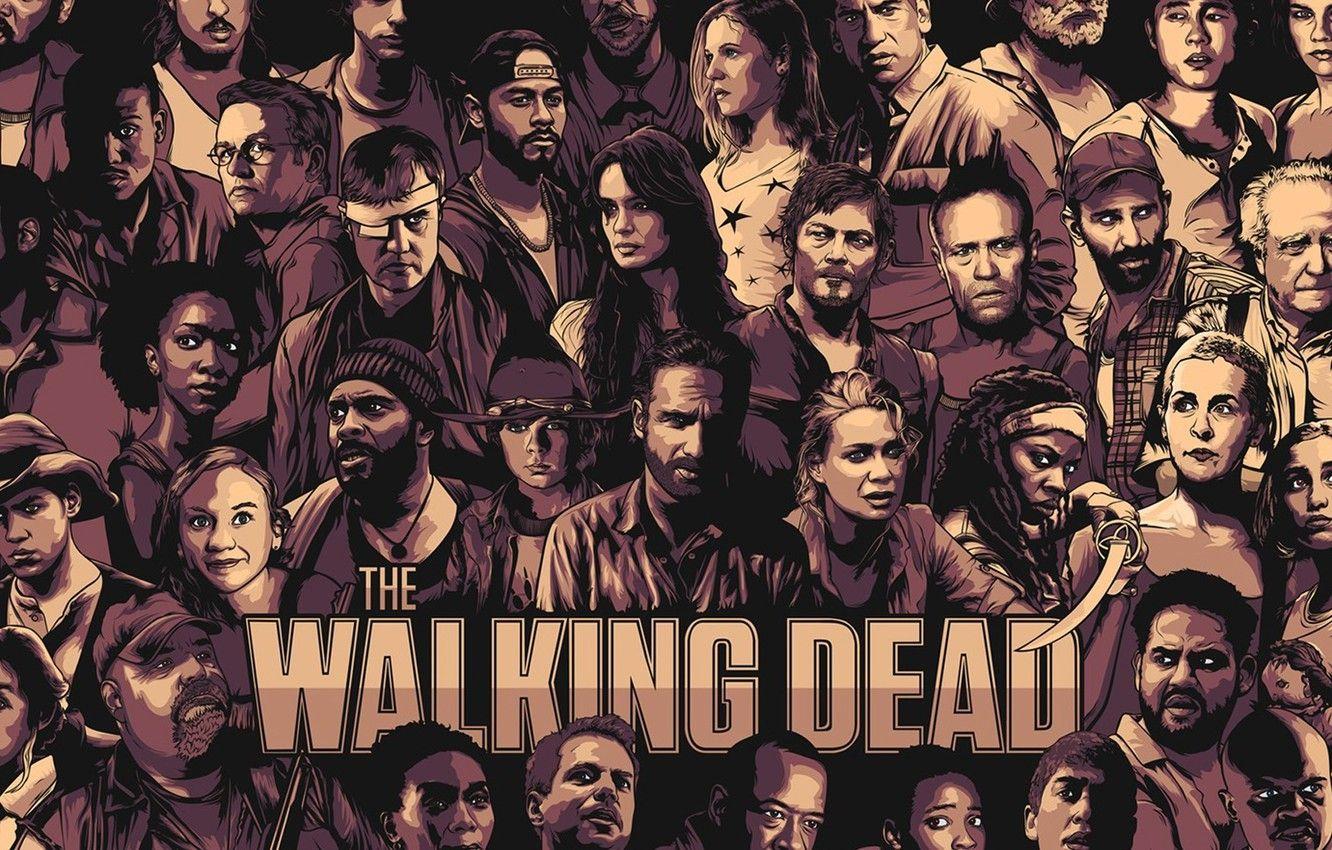 1332x850 Wallpaper the walking dead, the walking dead, Rick, walking dead, Daryl, Carl image for desktop, section фильмы