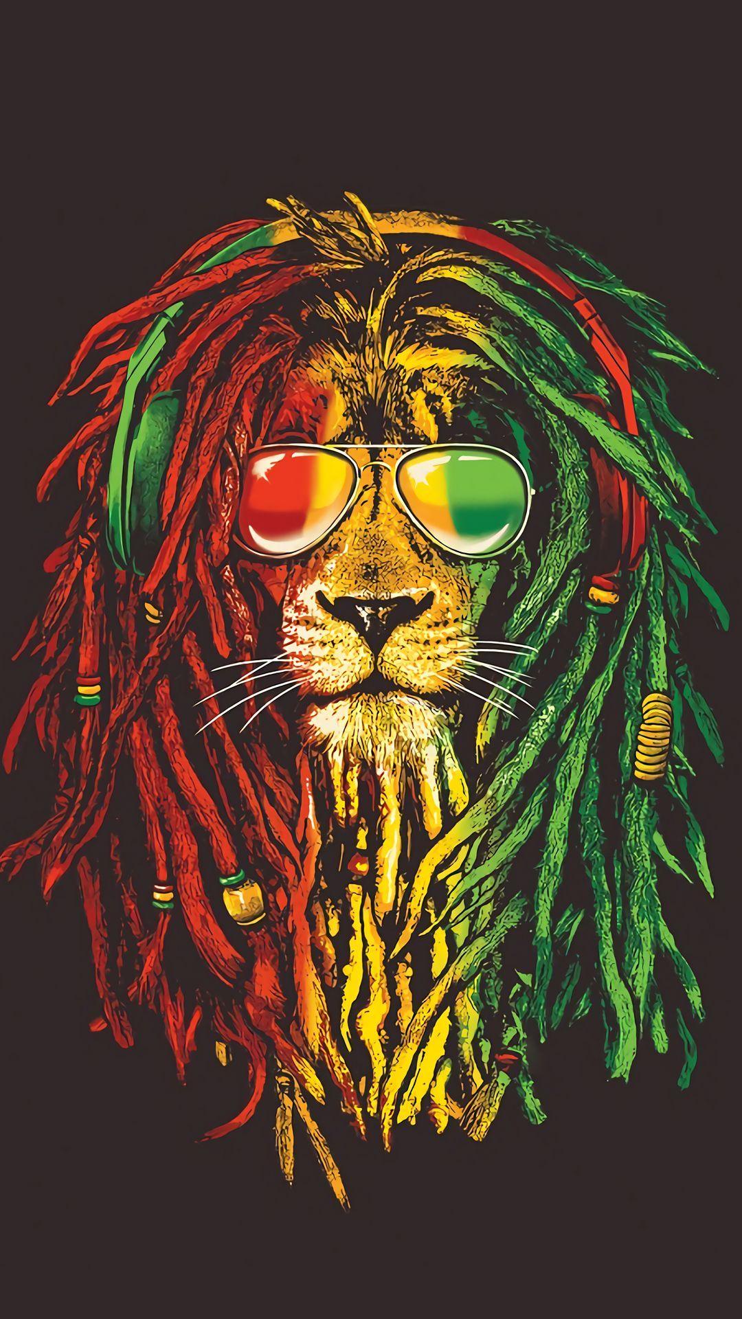 1080x1920 colors. Arte de bob marley, Fondos de pantalla reggae, Arte rasta