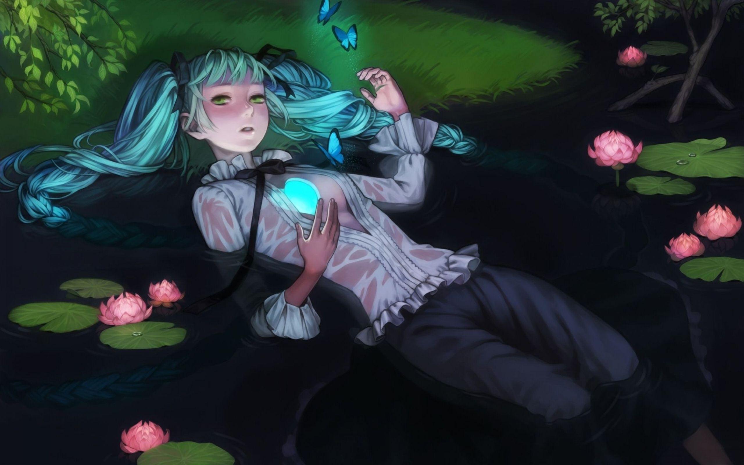 2560x1600 Anime Girl Episode MacBook Air Wallpaper Download