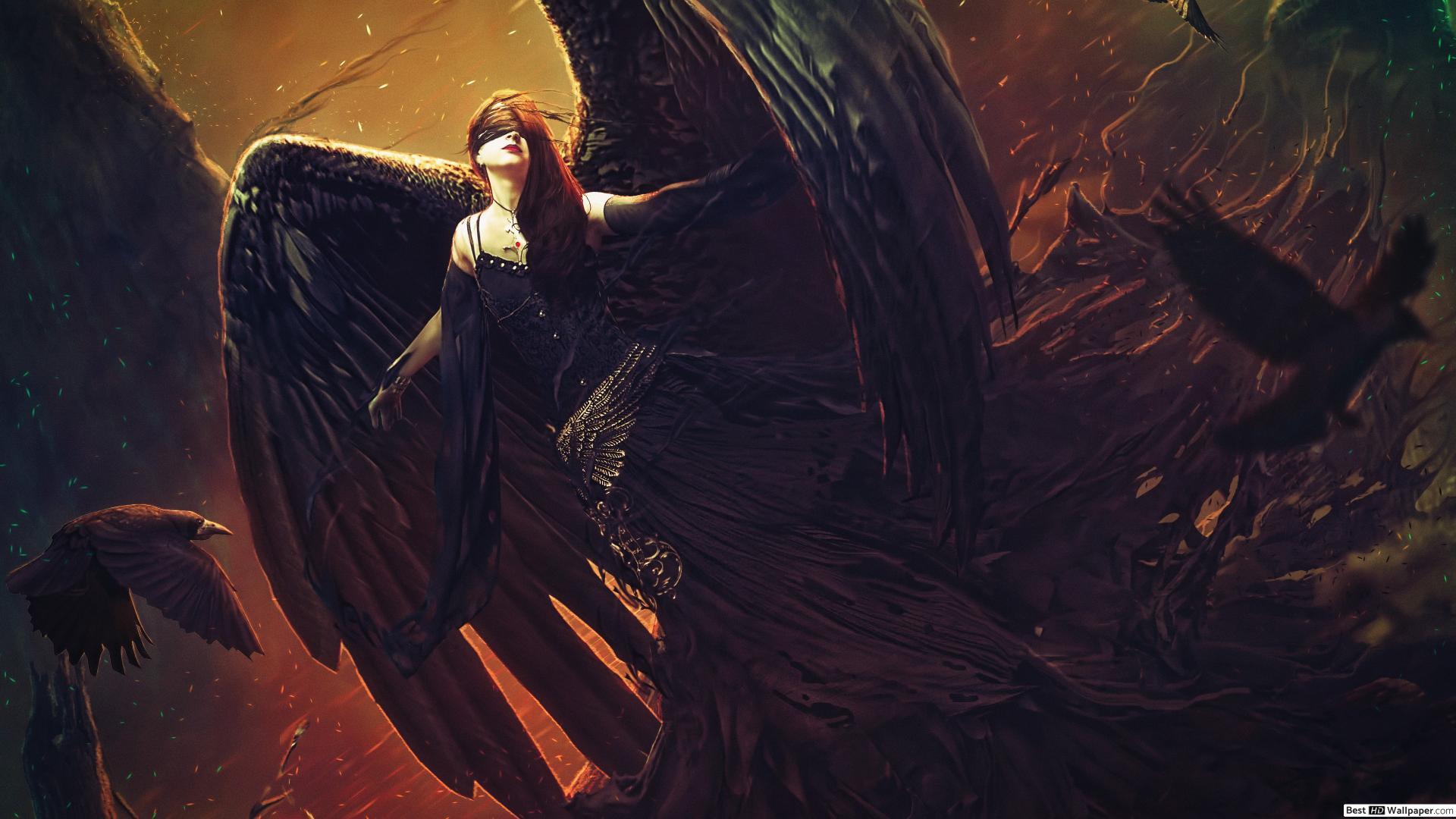 1920x1080 Blind Dark Angel HD wallpaper download