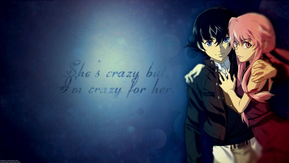 1191x670 Mirai Nikki: Yuno Yuki Wallpaper (Cr4zyPPL Collab)