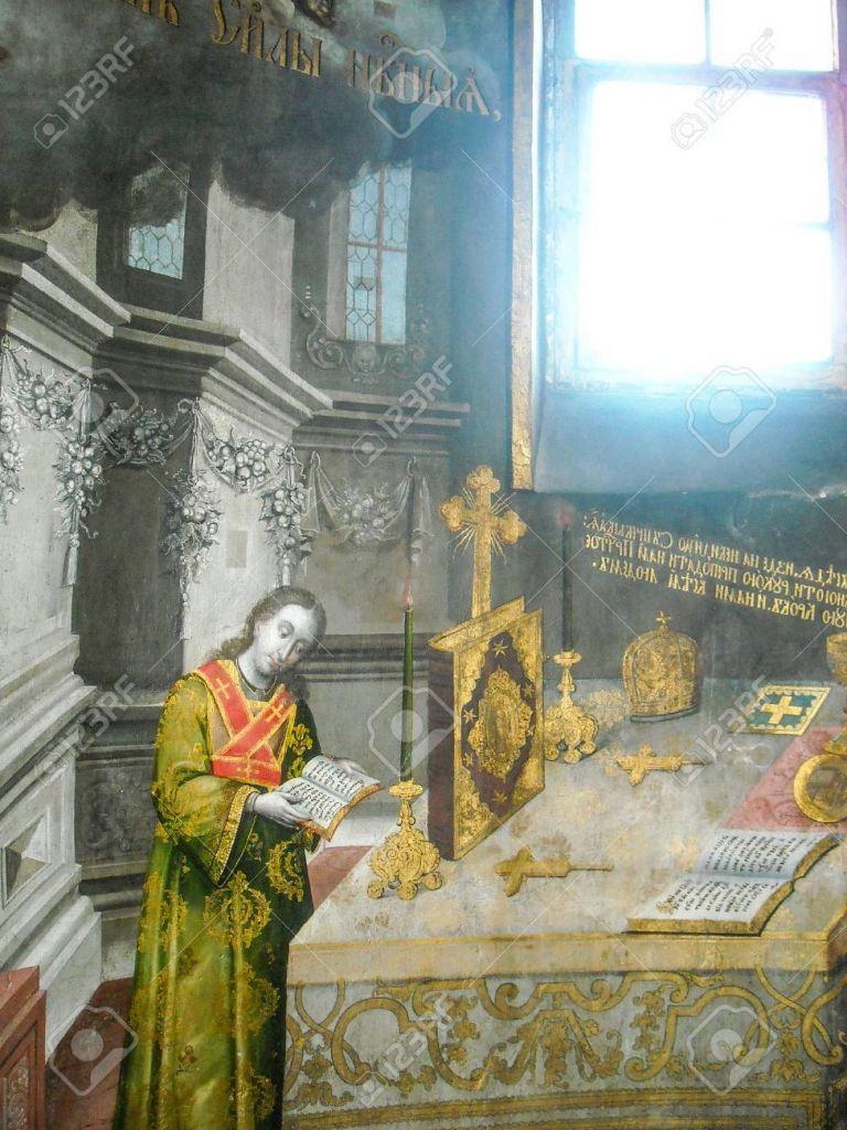 768x1024 Free download Saint John Chrysostom Serves The Divine Liturgy Painting Baroque [975x1300] for your Desktop, Mobile & Tablet. Explore Liturgy Wallpaper. Liturgy Wallpaper