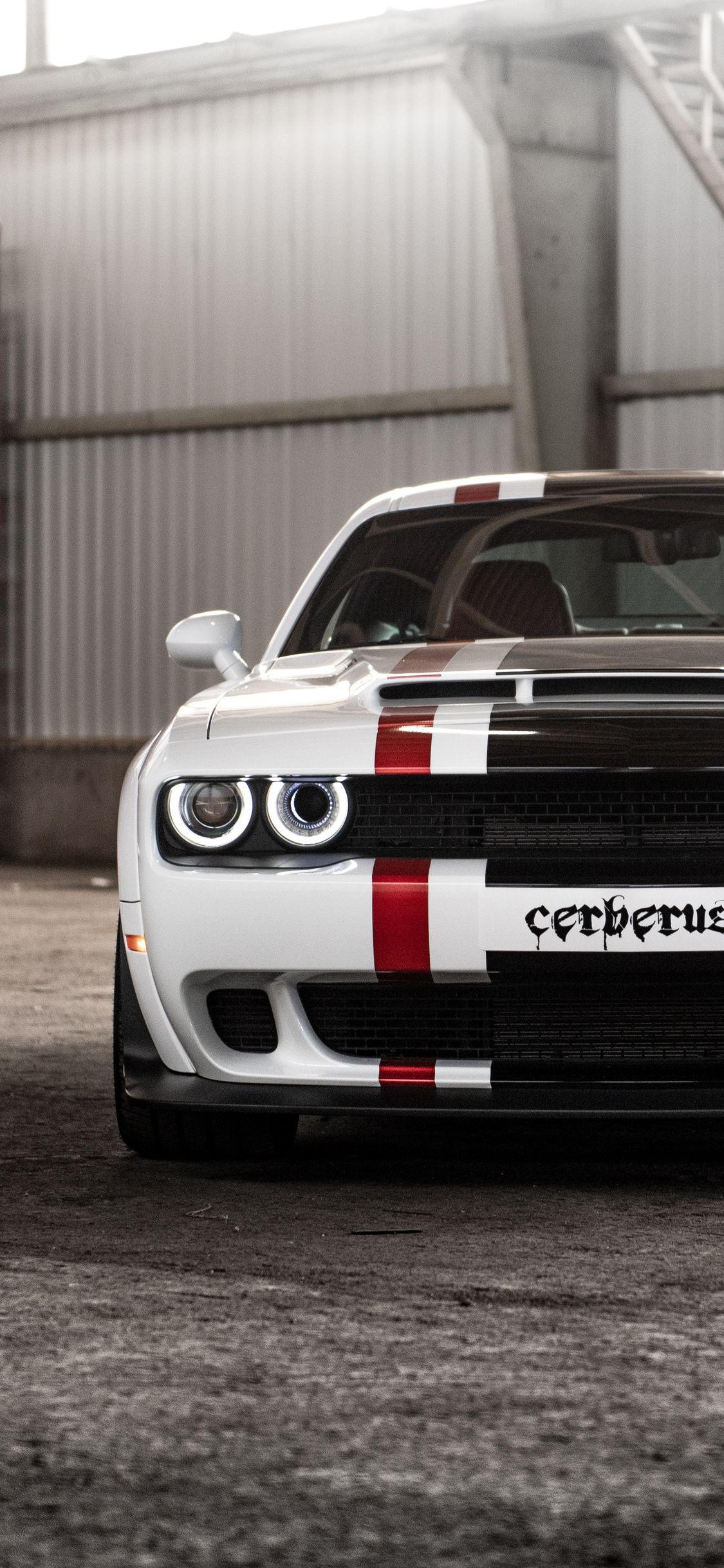 1125x2436 Dodge Challenger Srt Hellcat Cerberus 5k iPhone XS, iPhone iPhone X HD 4k Wallpaper, Image, Background, Photo and Picture