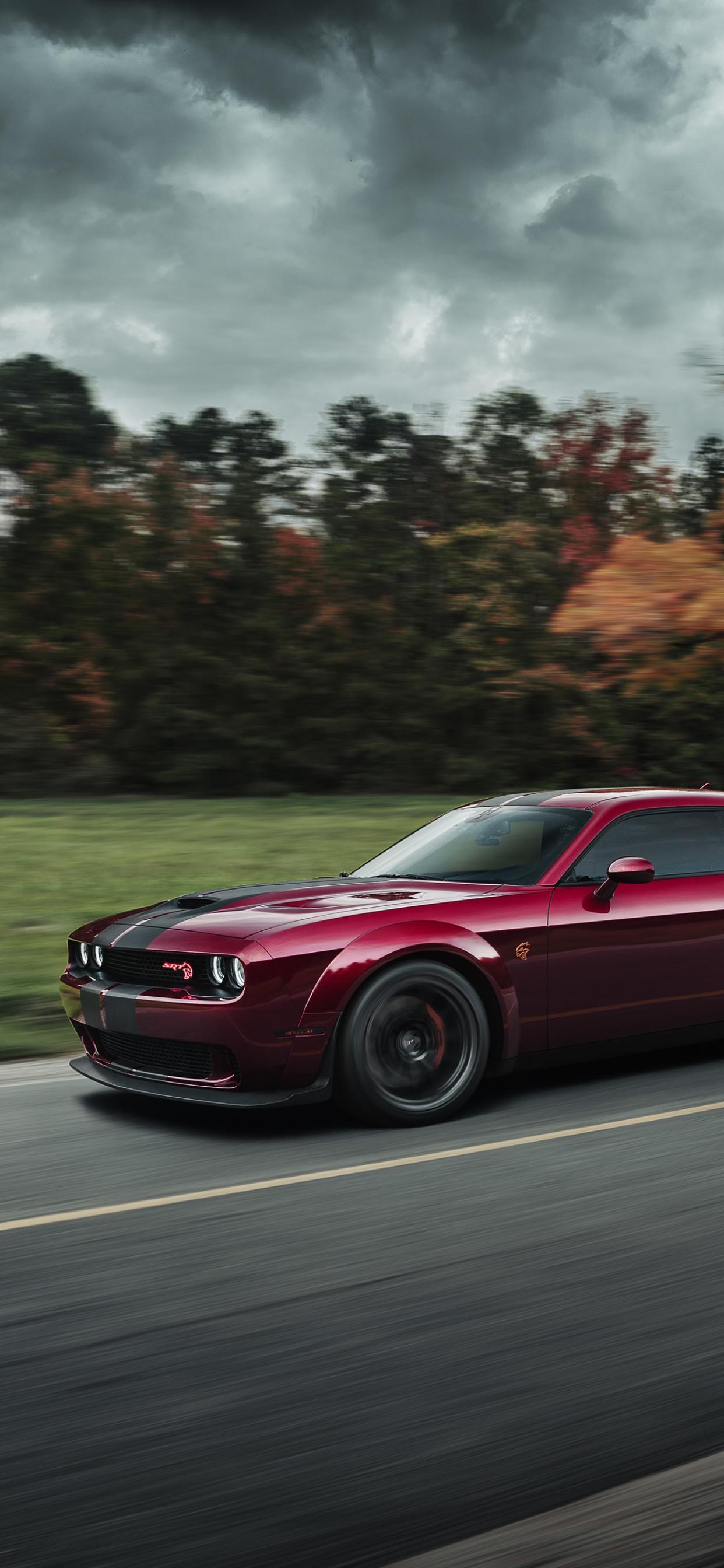 1242x2688 Hellcat Car 4k iPhone Wallpaper