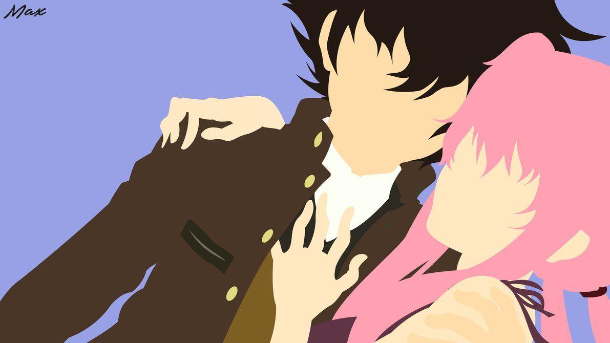 1191x670 Yuki and Yuno (Mirai Nikki) Minimal Wallpaper