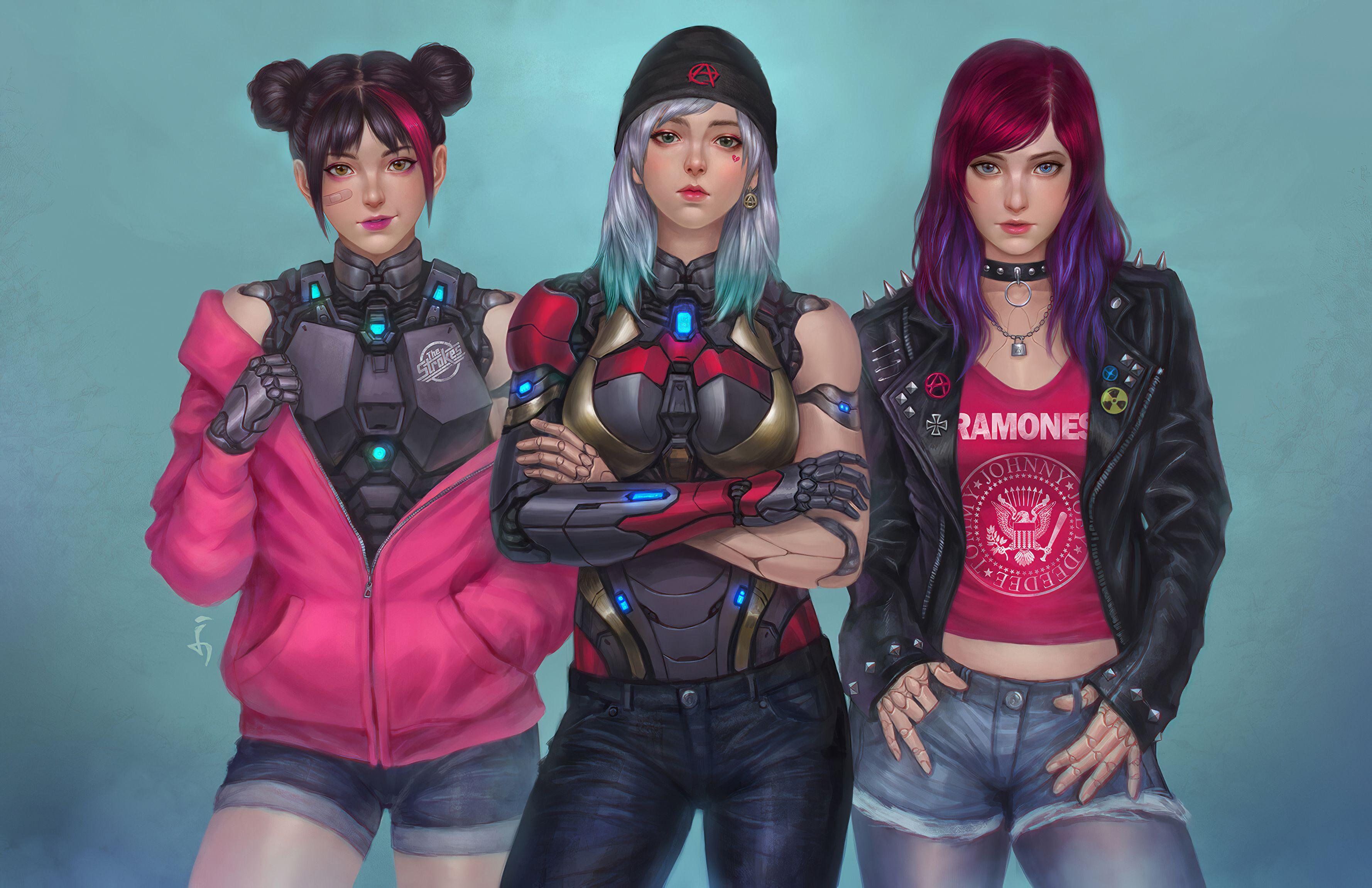 3556x2302 Girls Gang 4k, HD Artist, 4k Wallpaper, Image, Background, Photo and Picture