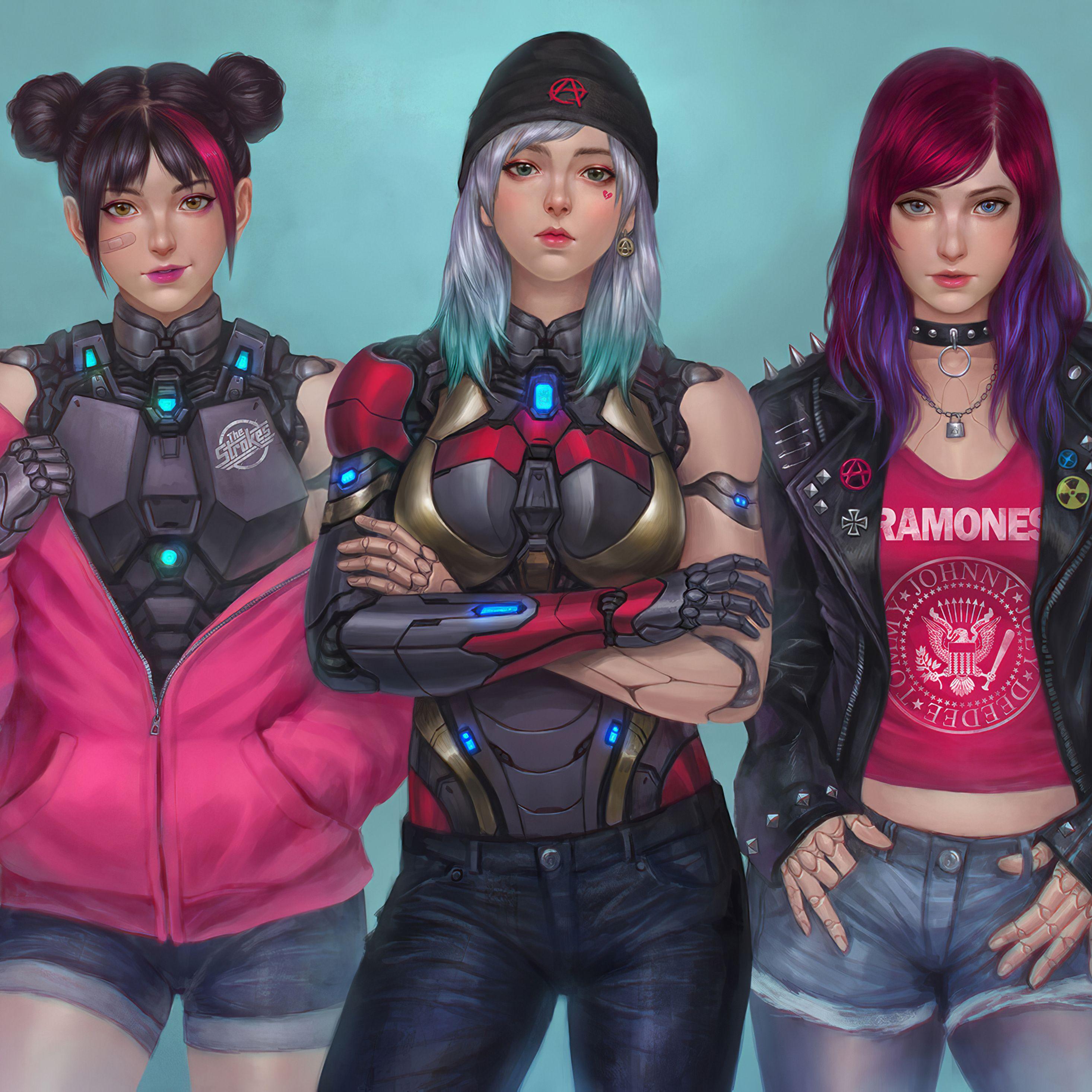 2932x2932 Girls Gang 4k iPad Pro Retina Display HD 4k Wallpaper, Image, Background, Photo and Picture