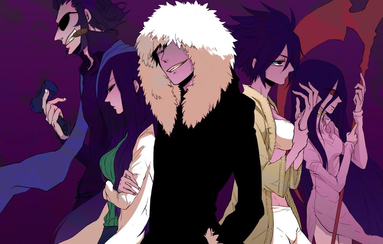 1332x850 Wallpaper girls, gang, Durarara, Durarara, Of Izaya Orihara image for desktop, section сёнэн