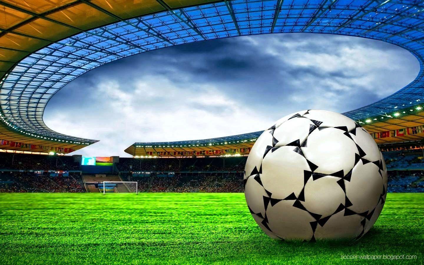 1440x900 Hd Football Wallpaper 1440×900 Football Soccer Wallpaper (45 Wallpaper). Adorable Wallpaper. Soccer ball, Football wallpaper, Stadium wallpaper