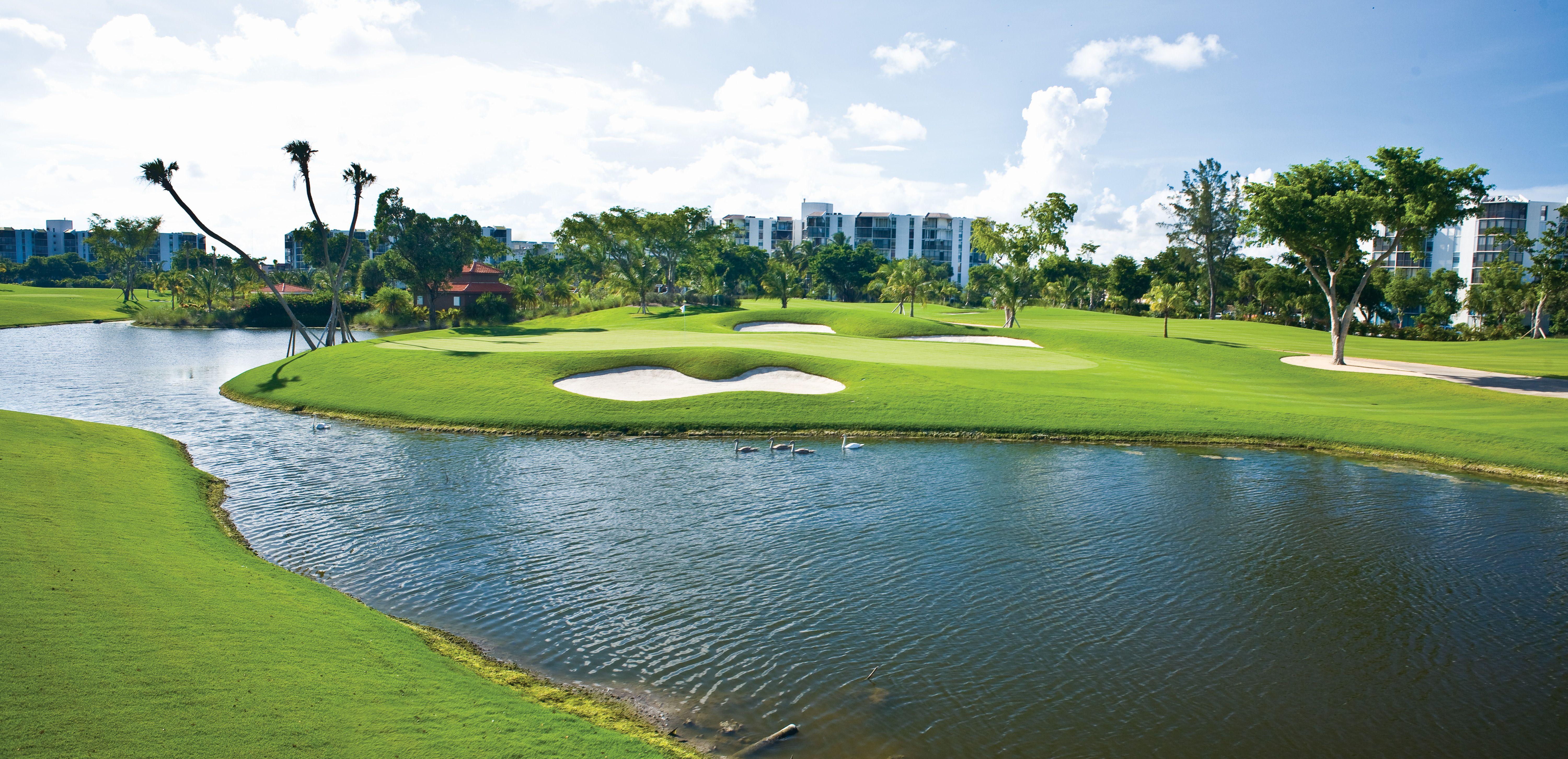 6000x2908 Markus Wiendorf: Golf Courses High Quality Wallpaper