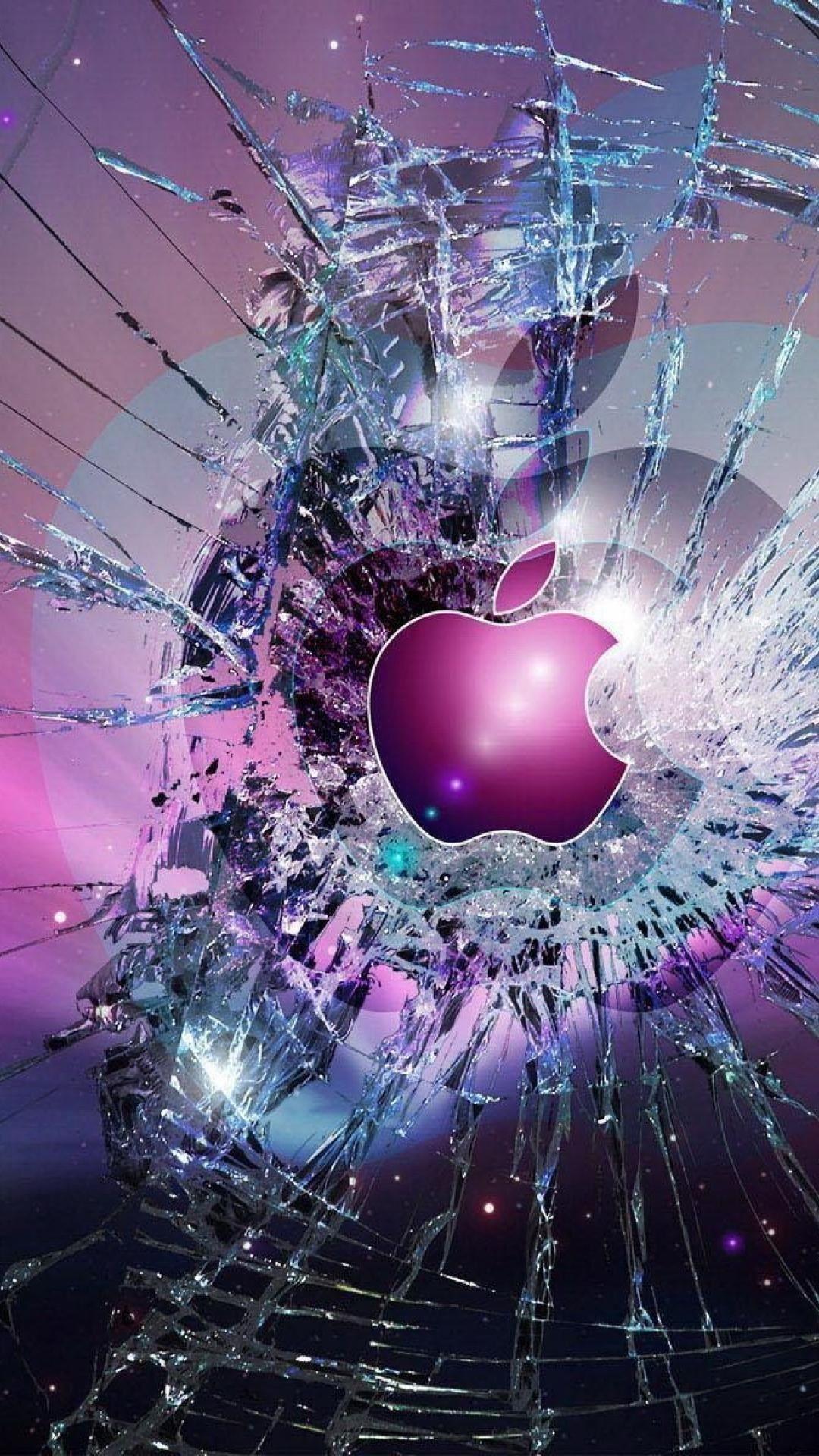 1080x1920 Cool lock screen broken glass iphone 1080x1920 wallpaper