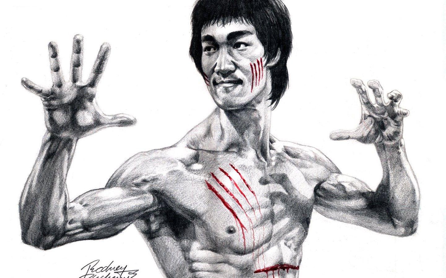 1440x900 Bruce Lee HD Wallpaper Desktop Background
