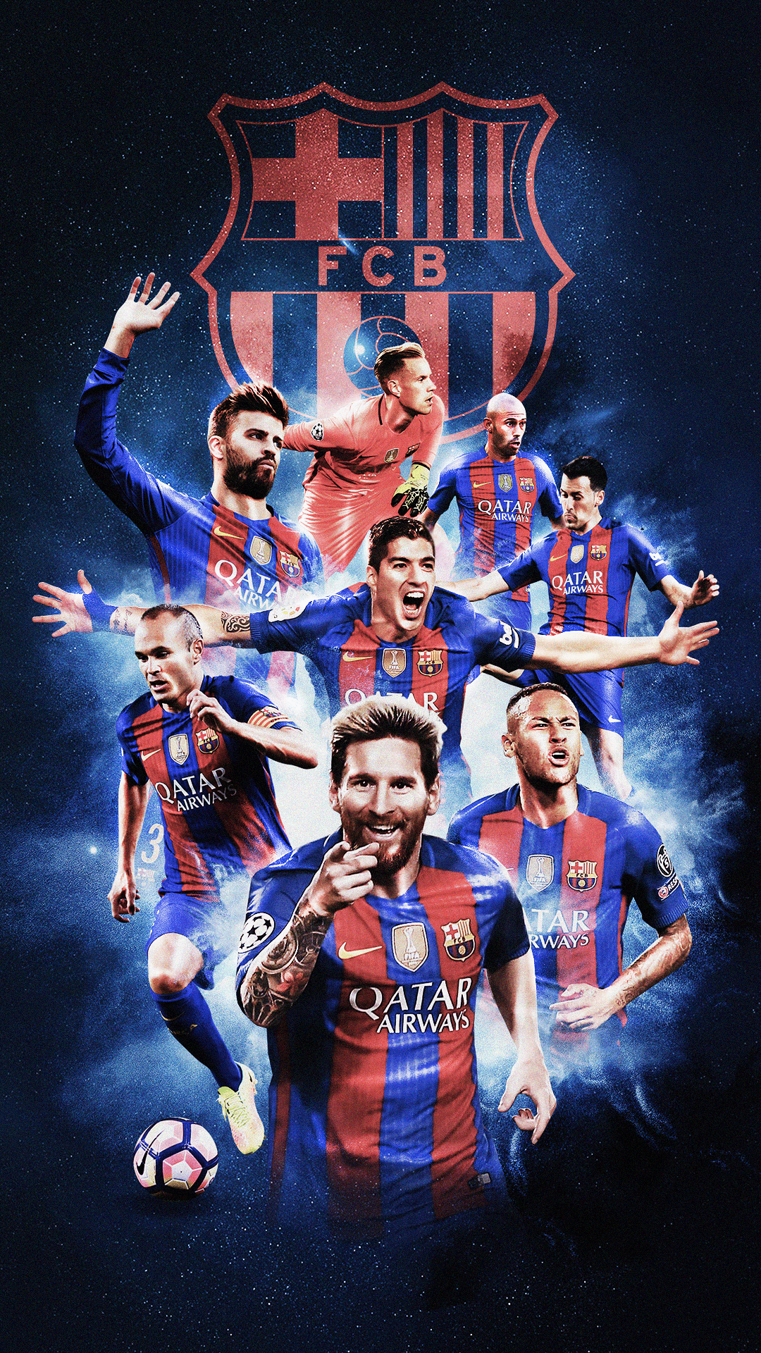1080x1920 Barcelona Team Wallpaper 2019 HD Wallpaper