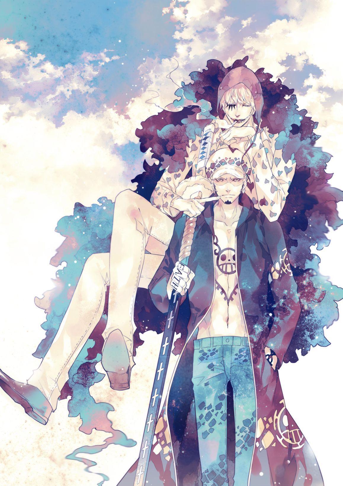 1158x1638 Come On, Smile D. Water Law And Donquixote Rocinante (Corazon) (Corasan, Cora San) One Piece. One Piece Anime, One Piece, One Piece Figure