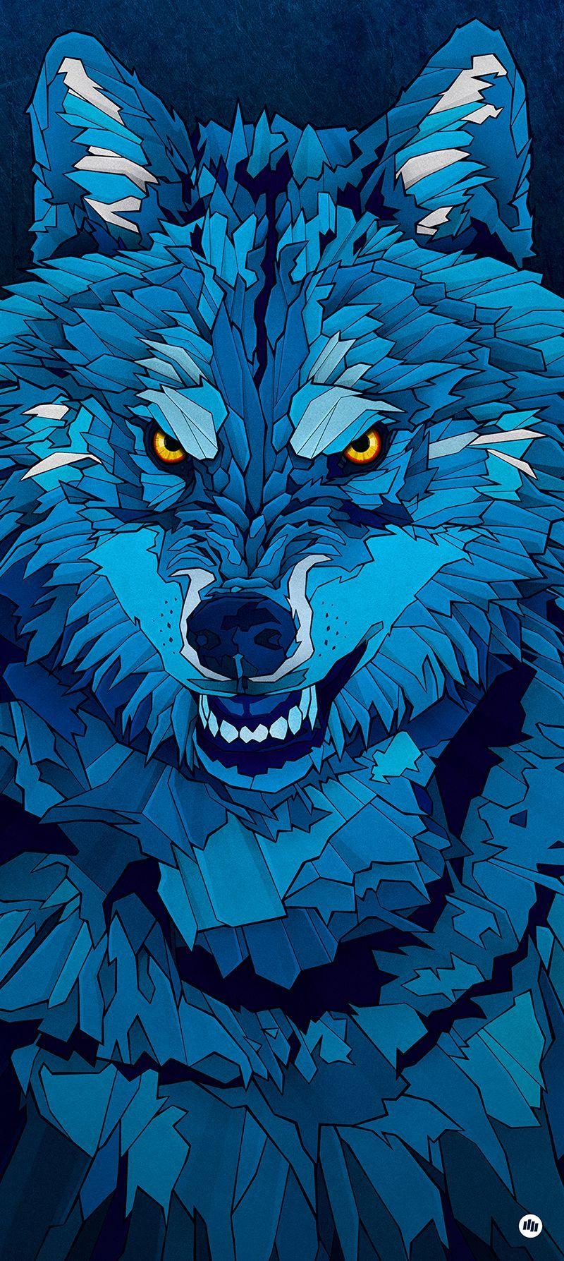 Blue Wolf Phone Wallpapers Top Free Blue Wolf Phone Backgrounds