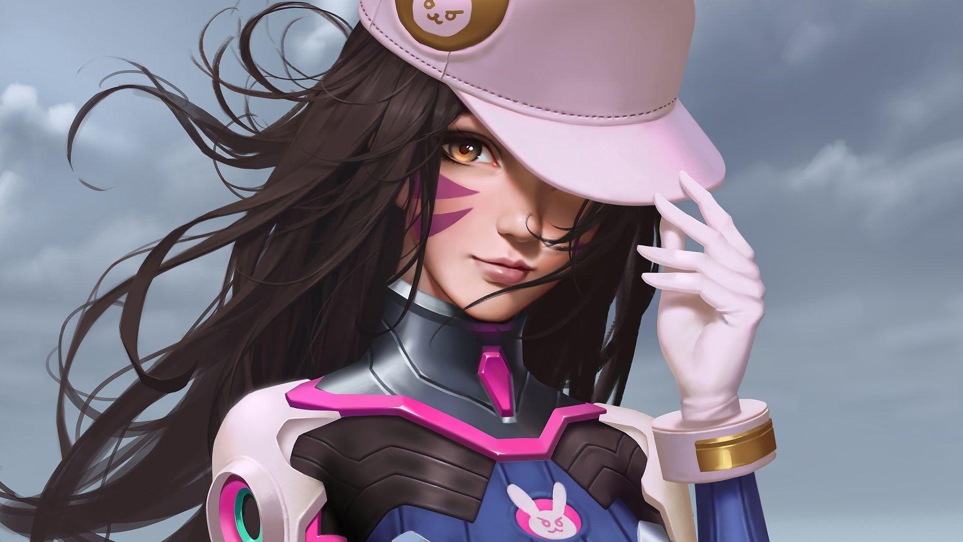 1920x1080 Girl Gamer Wallpaper