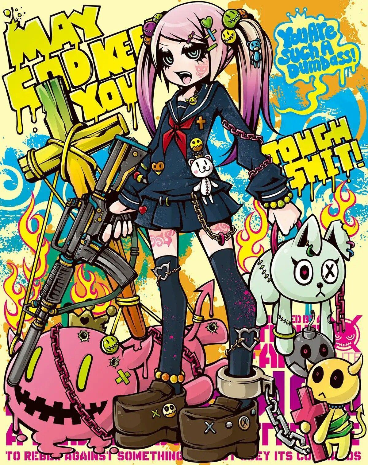 Anime Pop Art Wallpapers - Top Free Anime Pop Art Backgrounds -  WallpaperAccess