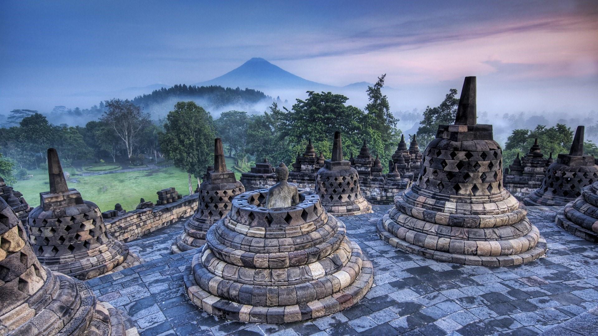 1920x1080 Borobudur Buddhist Temple Wallpaper. Wallpaper Studio 10