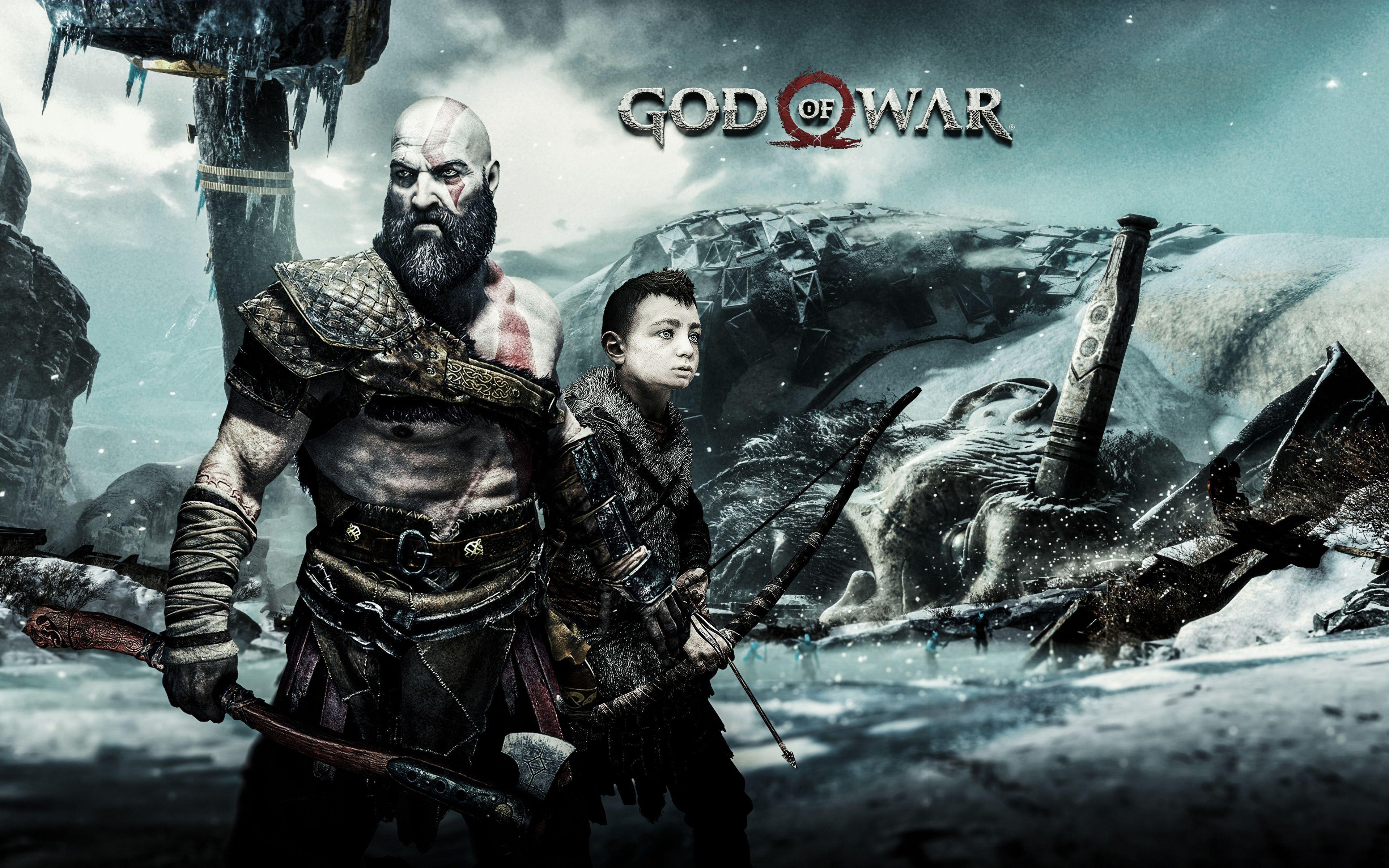 3840x2400 God Of War 4 Kratos And Atreus 4k HD 4k Wallpaper, Image, Background, Photo and Picture