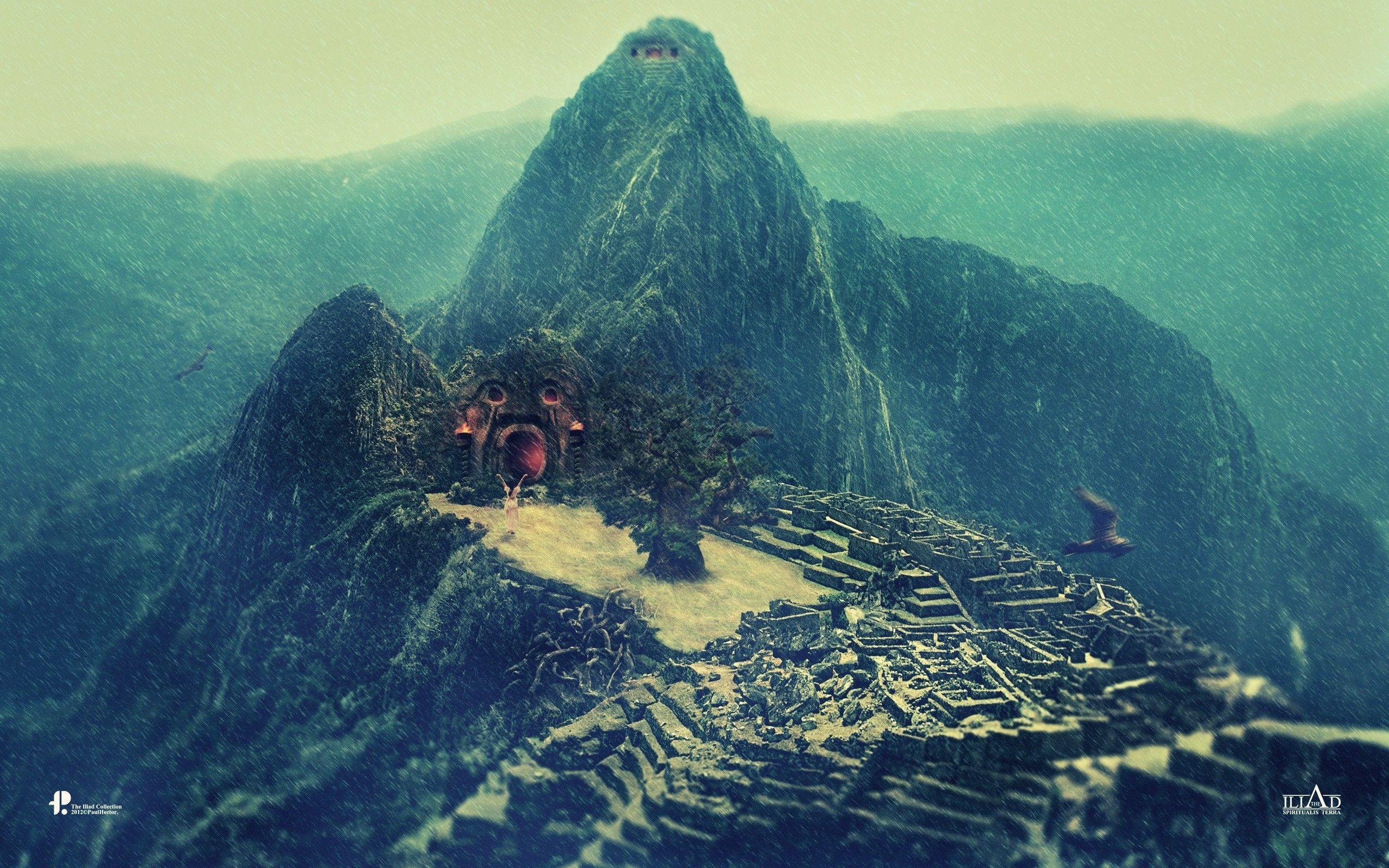 2560x1600 Ancient temple in Peru wallpaper and image, picture