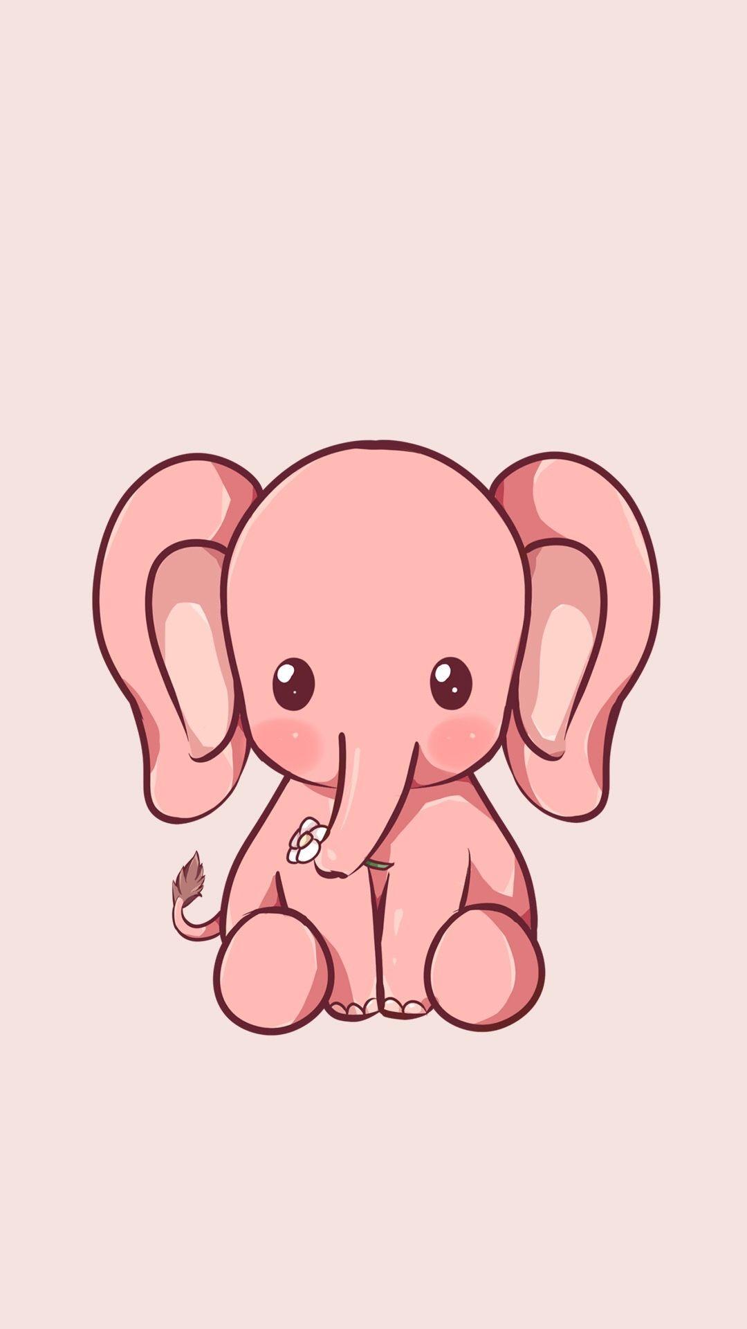 1080x1920 Cartoon Elephant Wallpaper Baby Elephant Cartoon