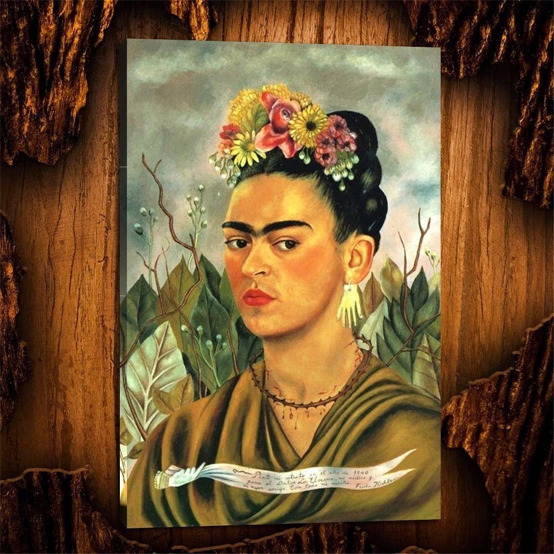 1100x1100 Oil Painting HD Print On Canvas Deco Wall , Frida Kahlo 12X18 Unframed. Painting, Oil Painting, Canvas Prints