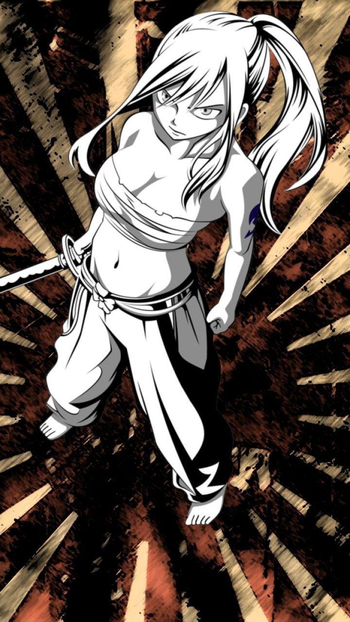 720x1280 Erza Scarlet Phone Wallpaper