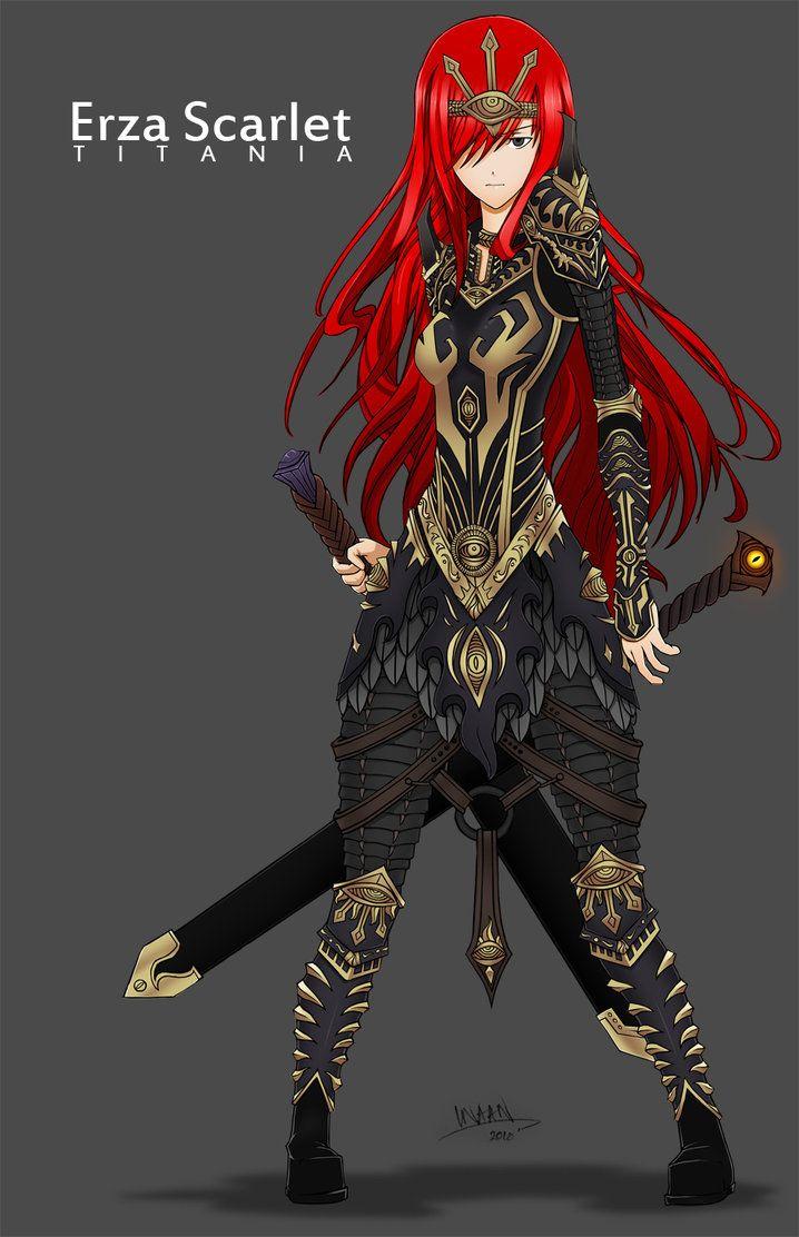 718x1112 Erza Scarlet TAIL Wallpaper Anime Image Board
