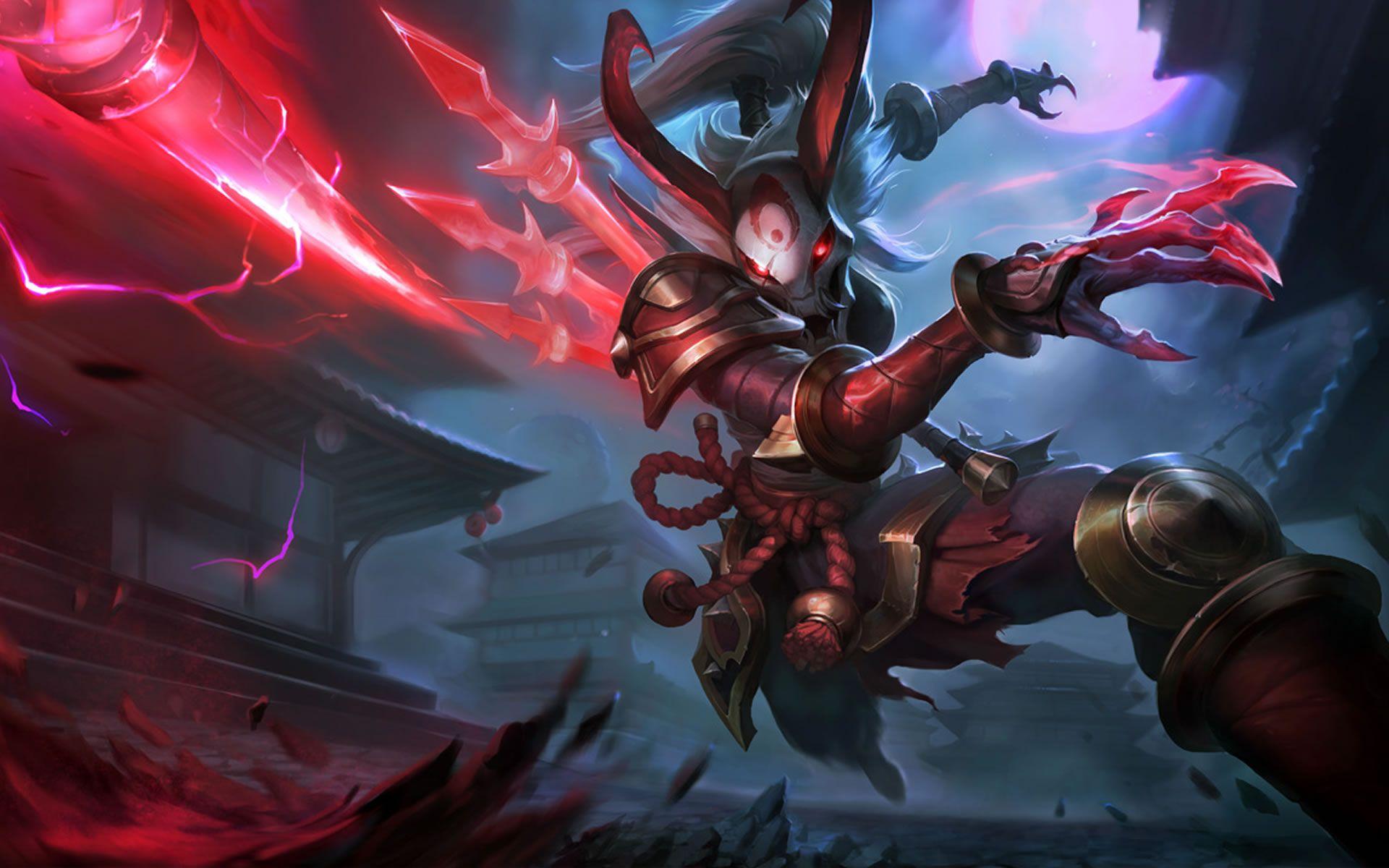 1920x1200 Blood Moon Kalista Wallpaper