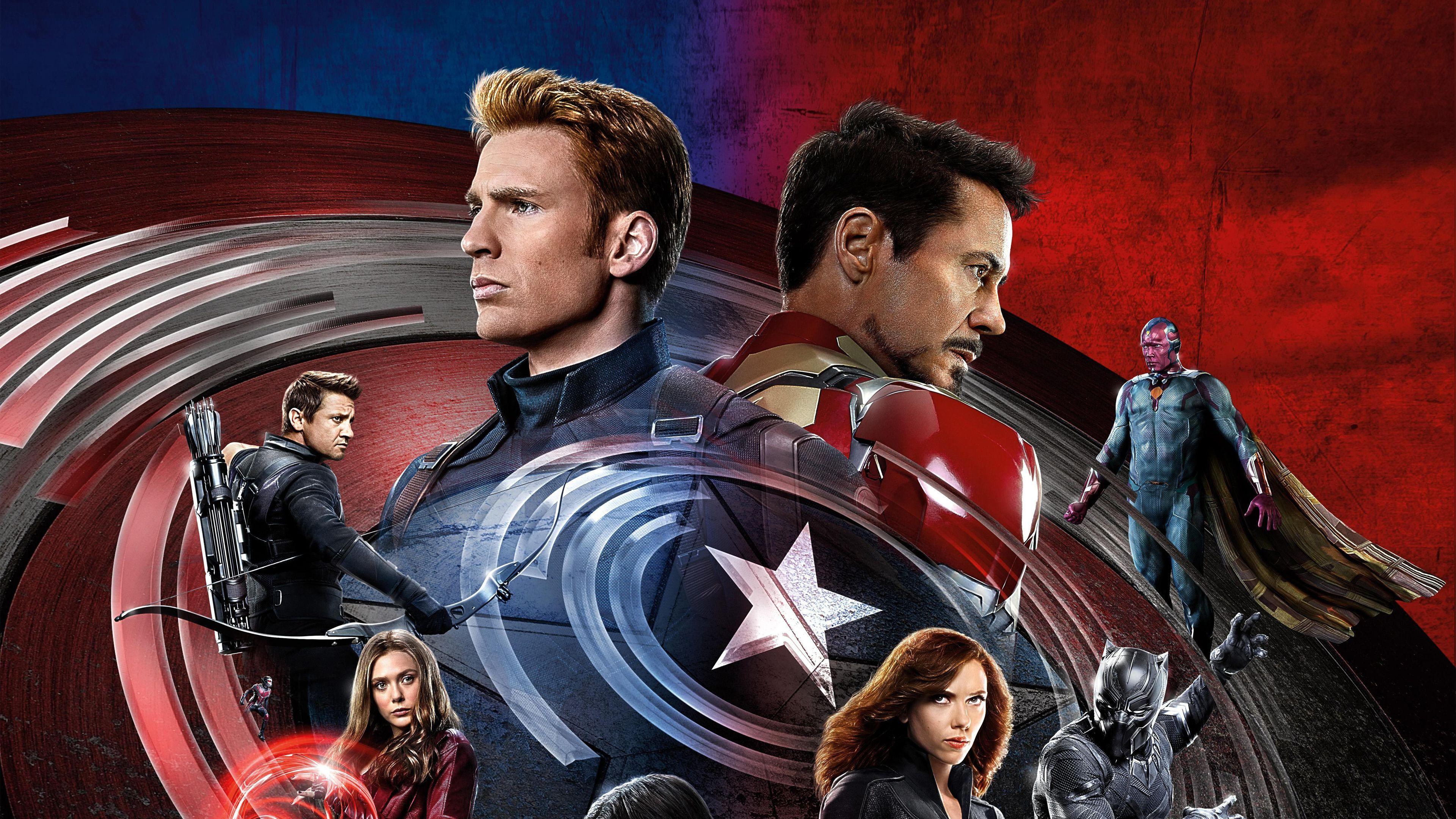 3840x2160 Captain America Civil War 4k movies wallpaper, iron man wallpaper, hd- wallpaper, captain ame. Captain america civil war, Captain america civil, Captain america