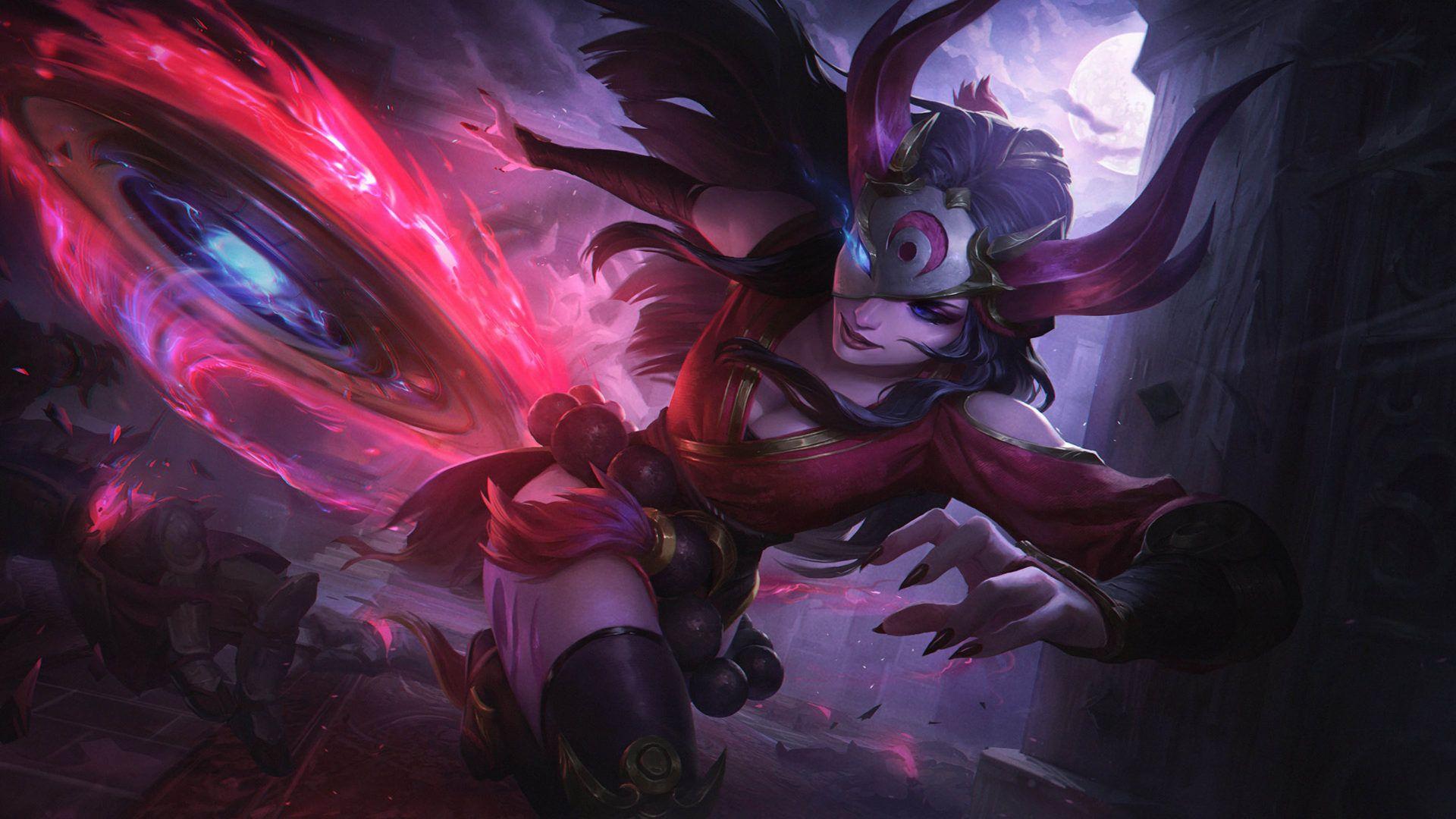 1920x1080 League Of Legends Blood Moon Sivir